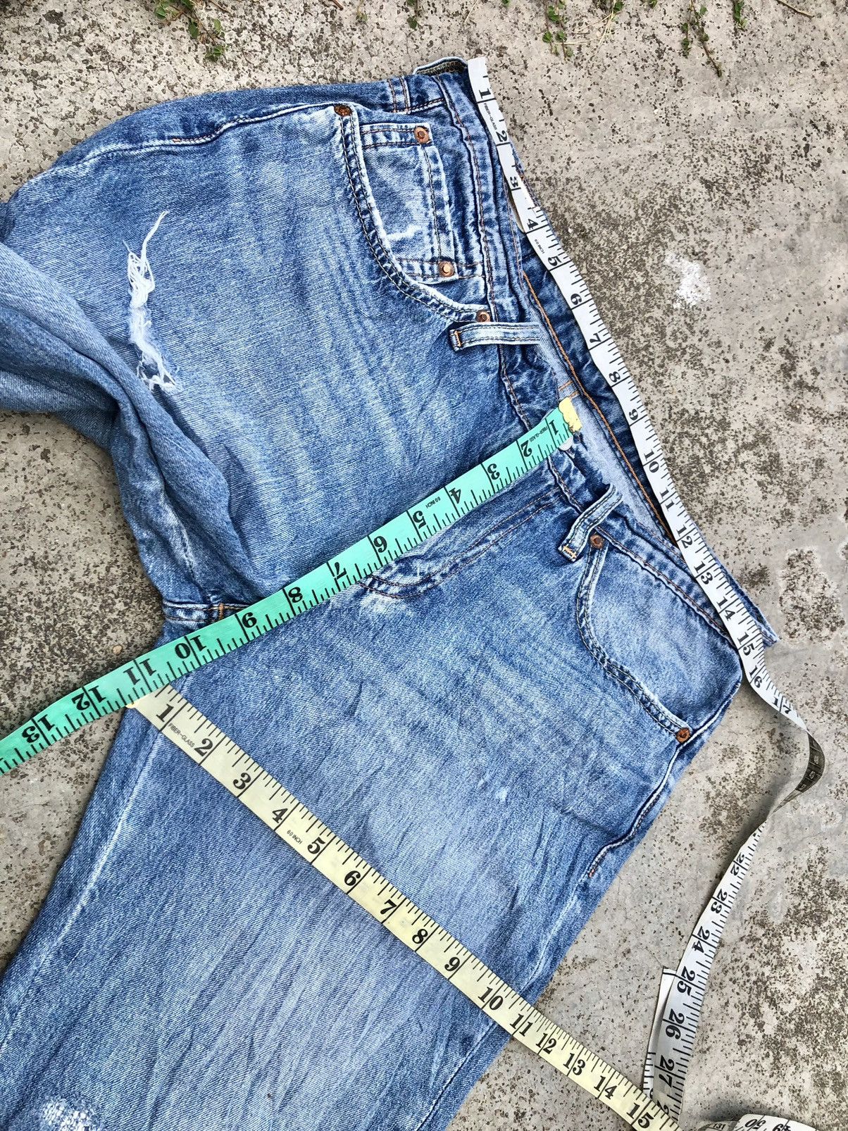 Levi's BIG E LEVIS 511 SLIM FIT DISTRESSED DENIM Size US 31 - 10 Thumbnail