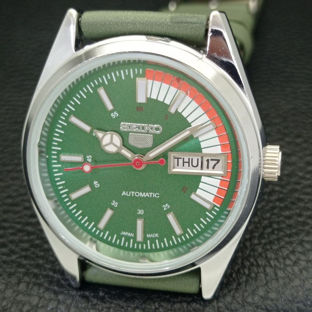 Seiko REFURBISHED VINTAGE SEIKO 5 AUTO JAPAN MENS WATCH a440734 Size 38 - 3 Thumbnail