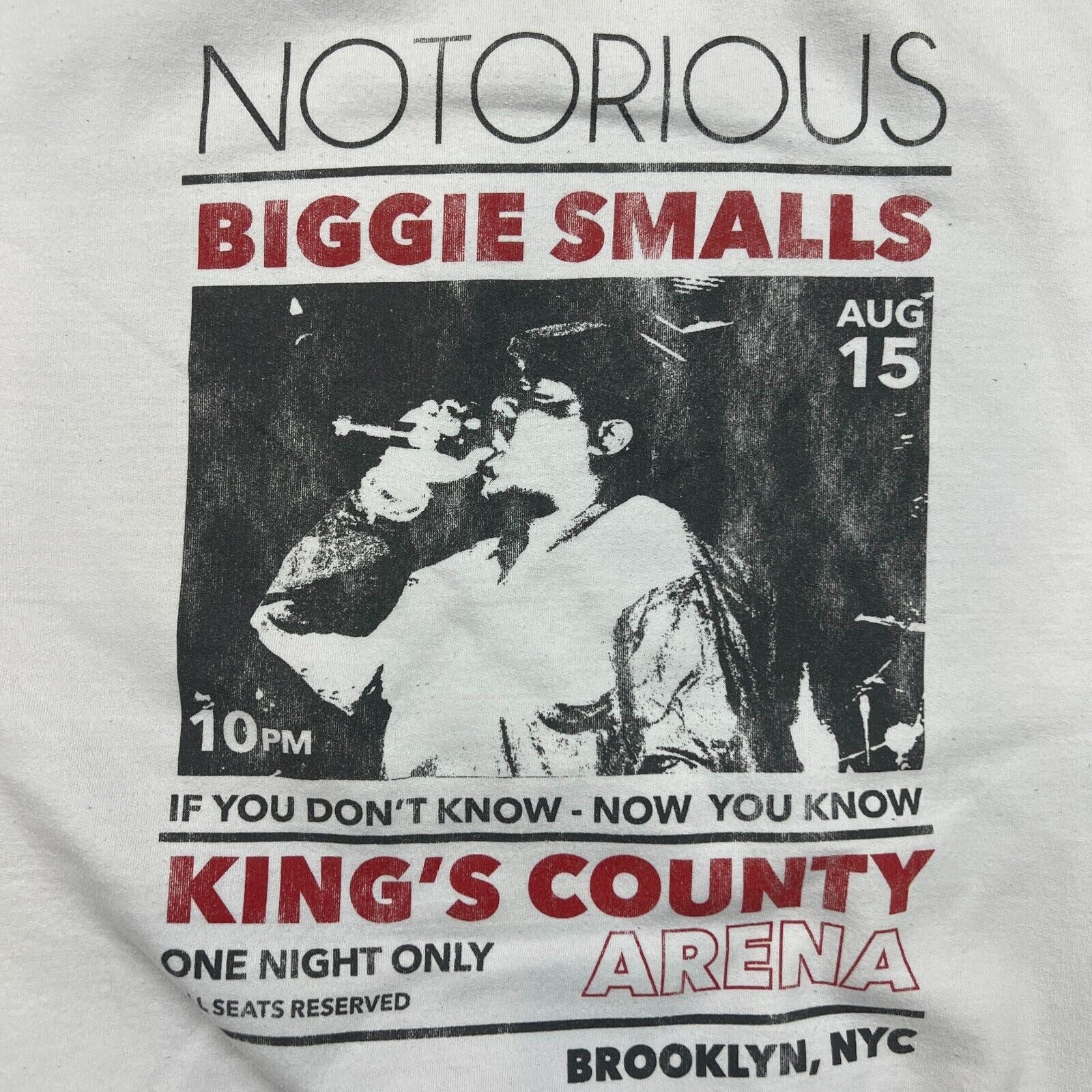 Rap Tees × Vintage Notorious B.I.G Sweatshirt Medium Biggie Smalls Rap Hip Hop Size US M / EU 48-50 / 2 - 6 Thumbnail