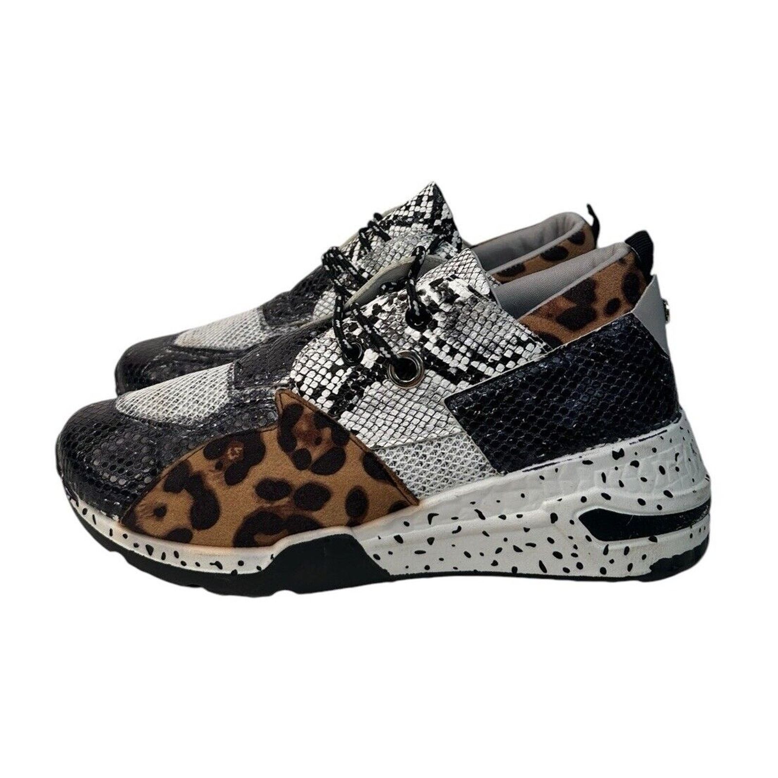 Other La Sheelah Leopard Cheetah Snake Chunky Wedge Sneakers 9 Size US 9 / IT 39 - 6 Thumbnail