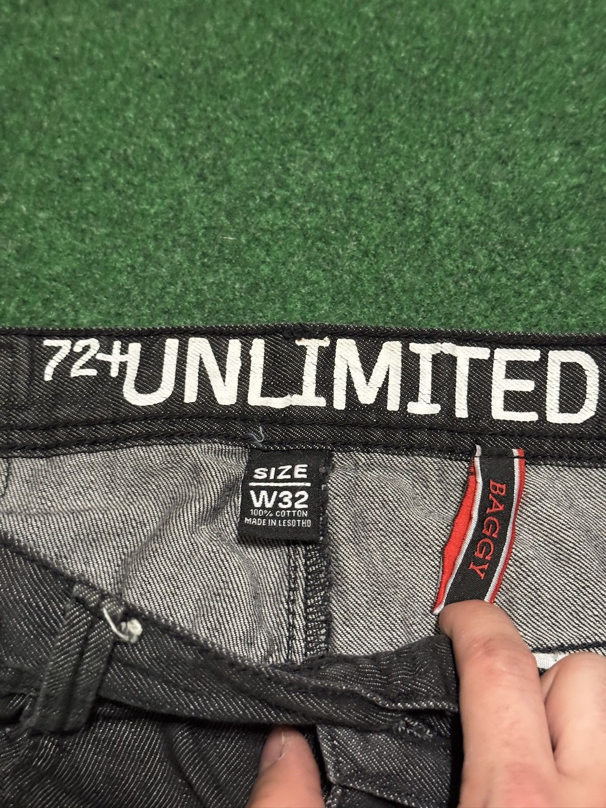 Ecko Unltd. Ecko Unltd Baggy Black Jorts Grunge 34 14” Denim Shorts Size US 34 / EU 50 - 4 Thumbnail