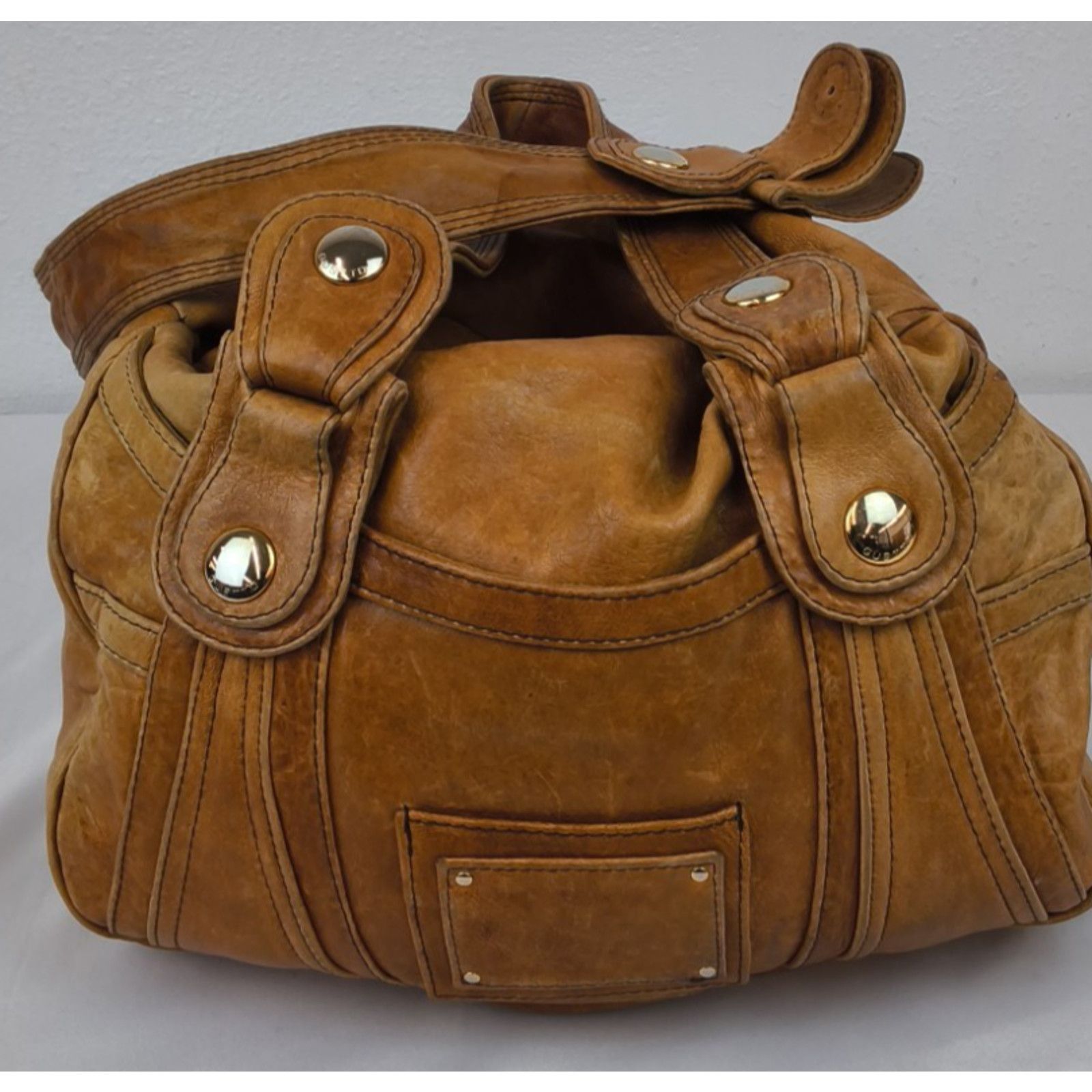 Other Gustto Handbag Brown Leather Hobo Bag Purse Size ONE SIZE - 4 Thumbnail