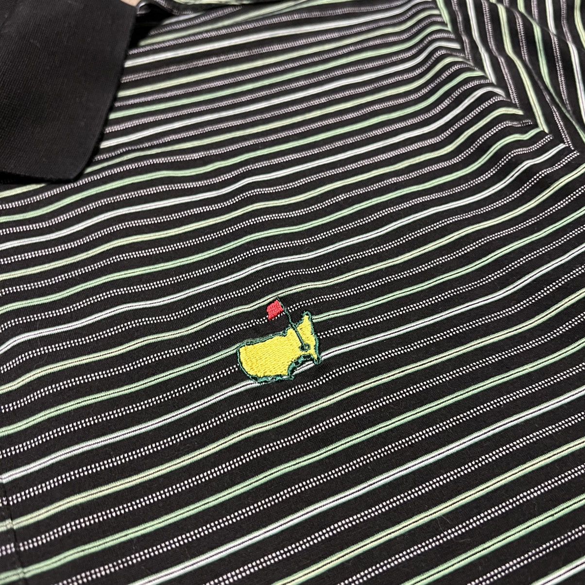 PGA Tour The Masters Clubhouse Collection Golf Polo Striped italy Size US M / EU 48-50 / 2 - 4 Thumbnail