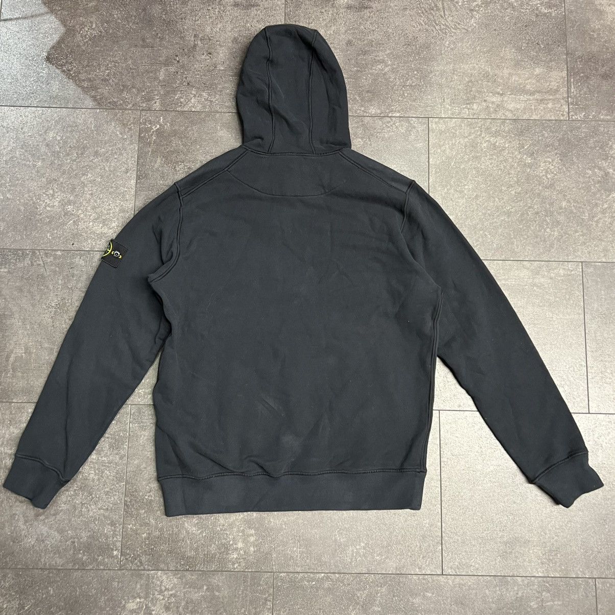 Stone Island Stone Island Garment Dyed Popover Hoodie Navy Size US XL / EU 56 / 4 - 2 Thumbnail