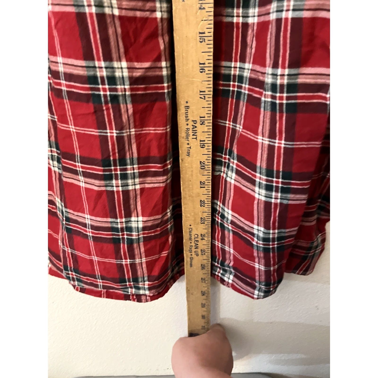 H&M VINTAGE H&M Flannel Button-Up Shirt Mens Medium Red Plaid Long Sleeve Size US M / EU 48-50 / 2 - 4 Thumbnail