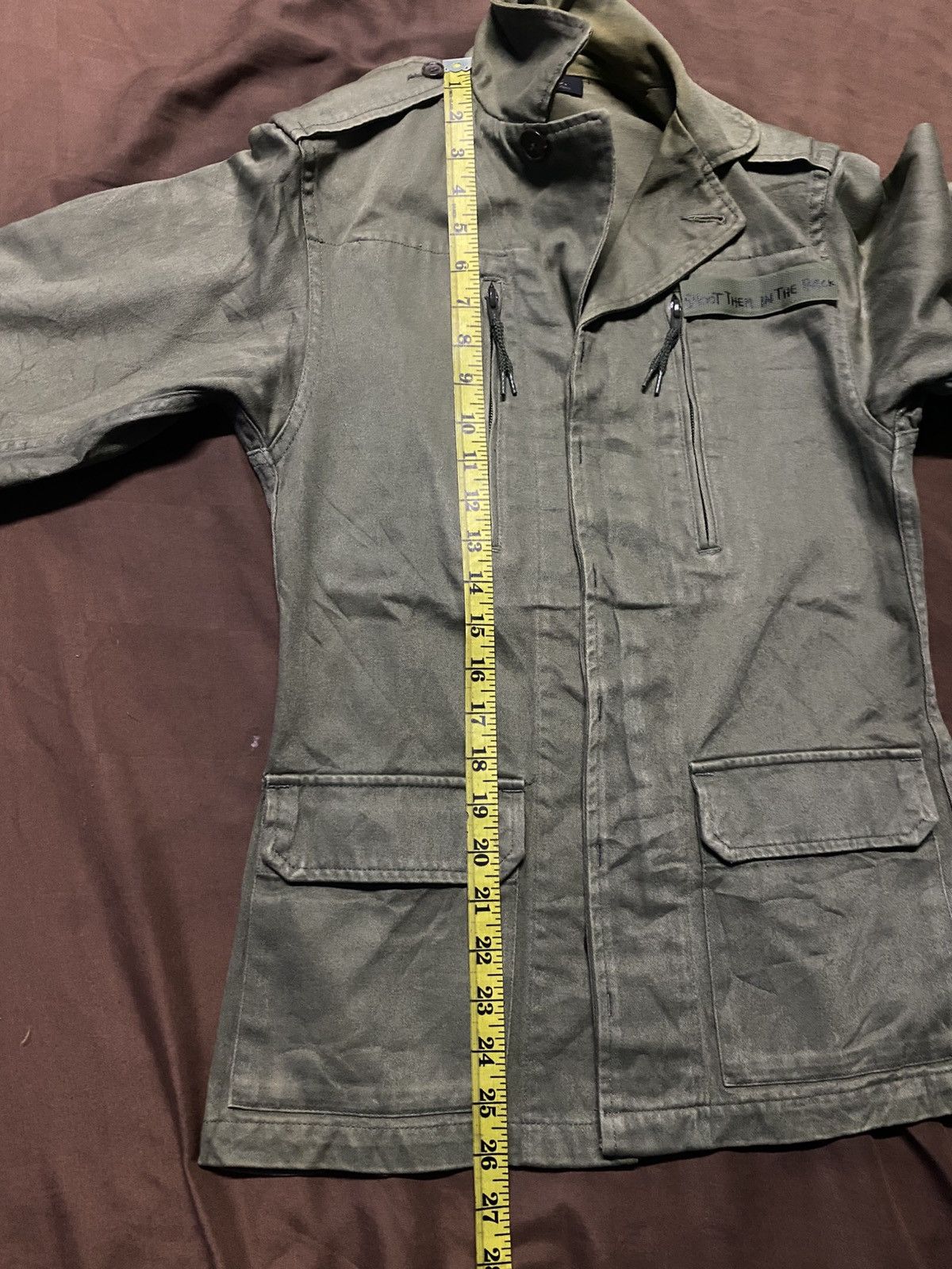 A.P.C. × Vintage APC Shoot Them In The Back Military Jacket Size US XS / EU 42 / 0 - 11 Thumbnail