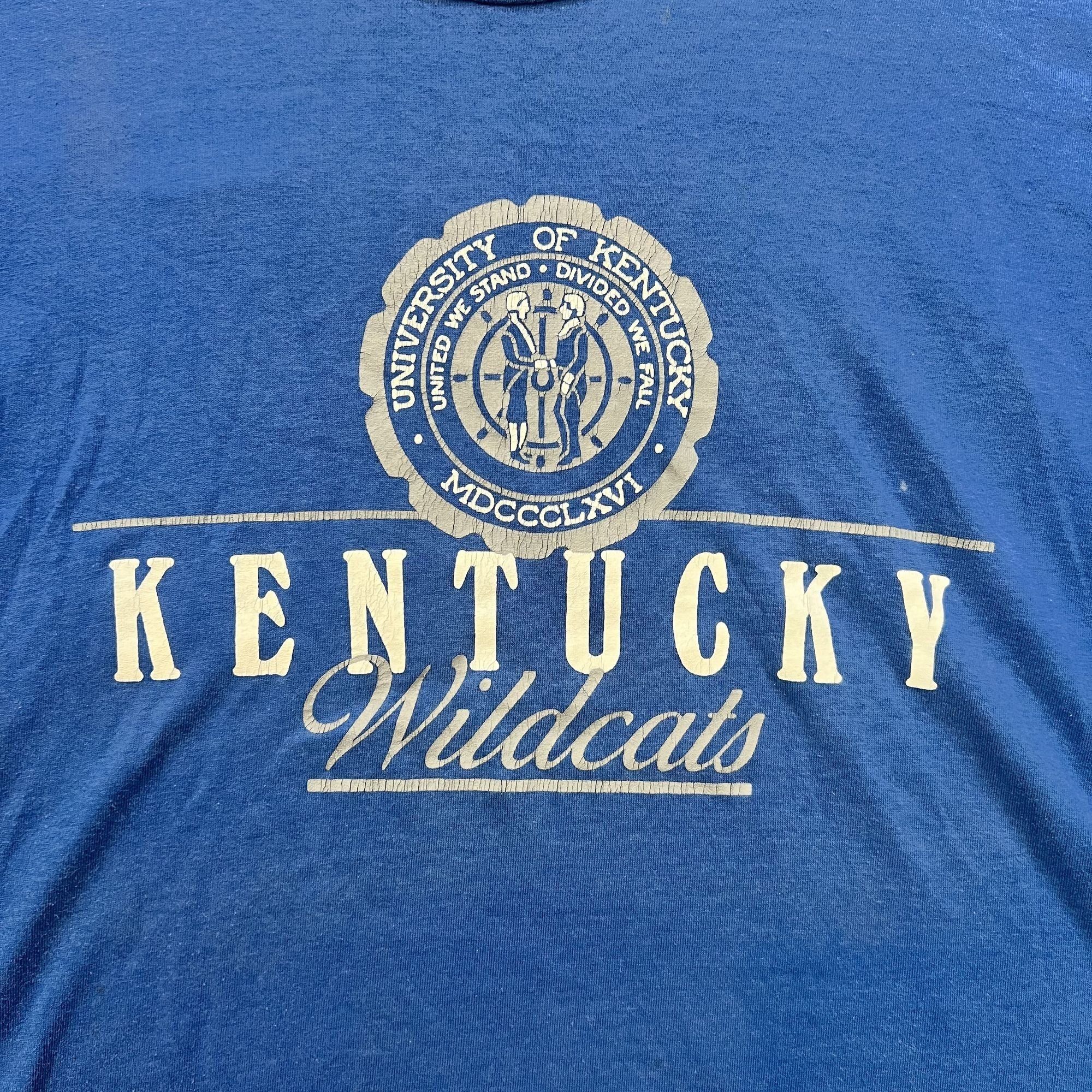 Vintage Vintage University of Kentucky Wildcards T Shirt Size US L / EU 52-54 / 3 - 2 Thumbnail