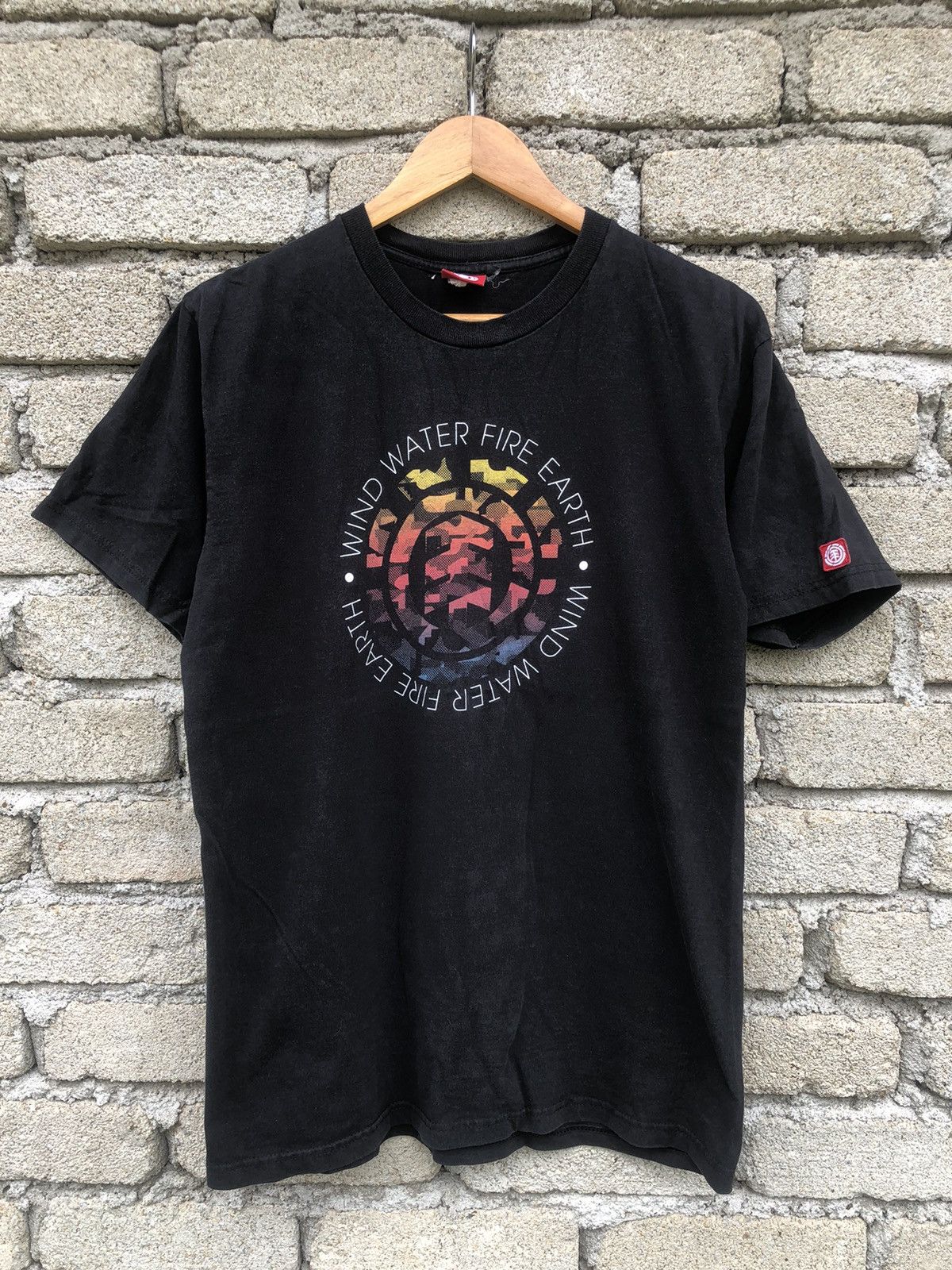 Element Vintage Y2K Element Skateboard Wind Water Fire Earth Tee Size US M / EU 48-50 / 2 - 1 Thumbnail