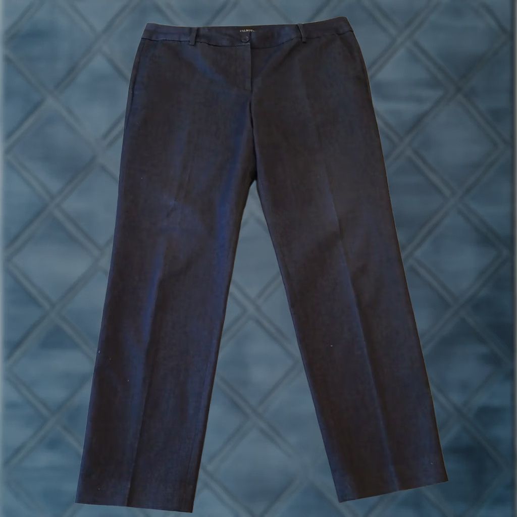 Talbots Talbots Dress Pants Womens Size 14 Blue Cotton Blend Twill Pockets 37x29.5 Dress Pants Womens Navy Blue Cotton Blend Twill Front Pockets 37x29.5 Size 36" / US 14 / IT 50 - 1 Thumbnail
