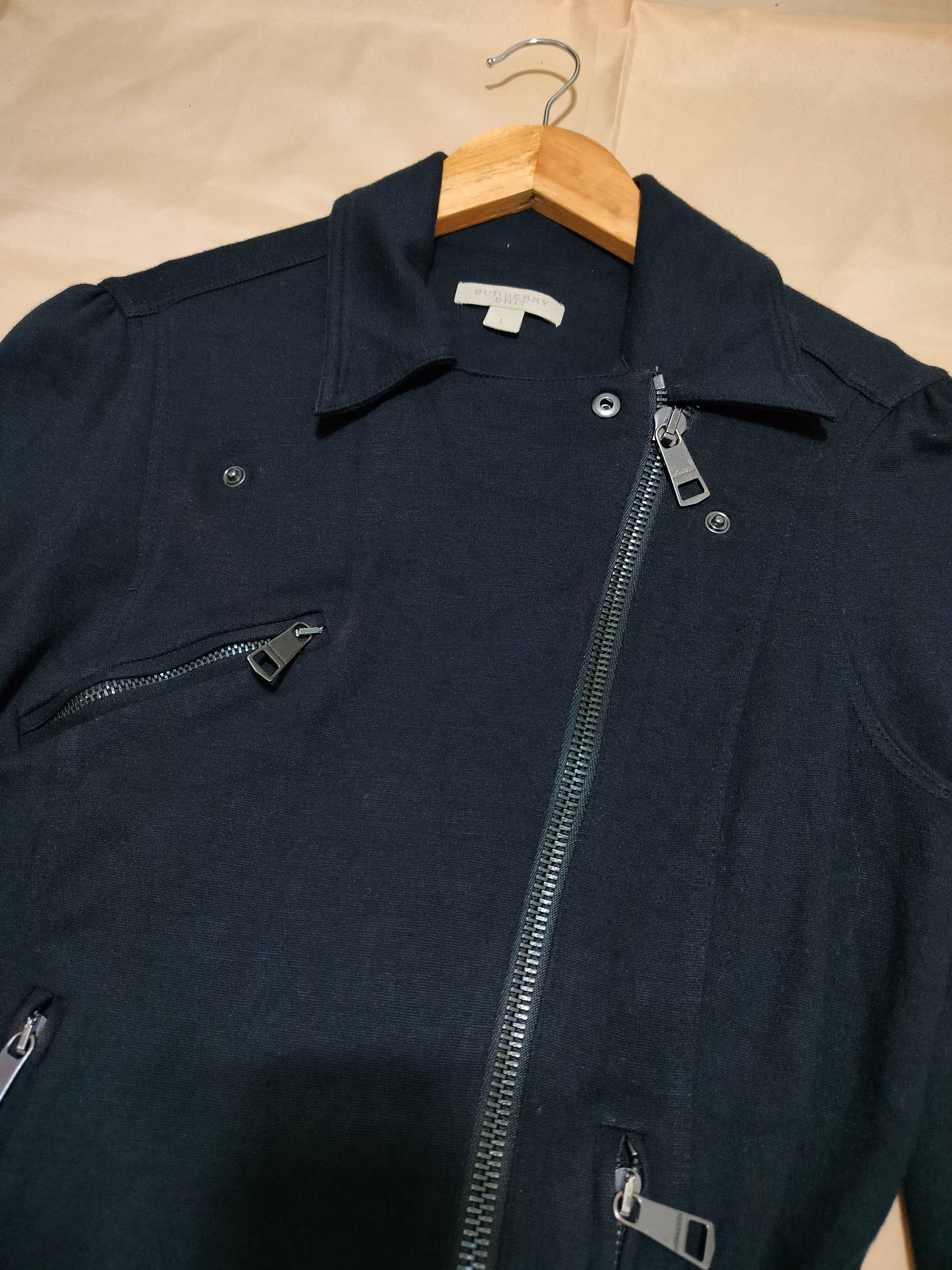Burberry Burberry Brit Biker Jacket Size L / US 10 / IT 46 - 2 Thumbnail