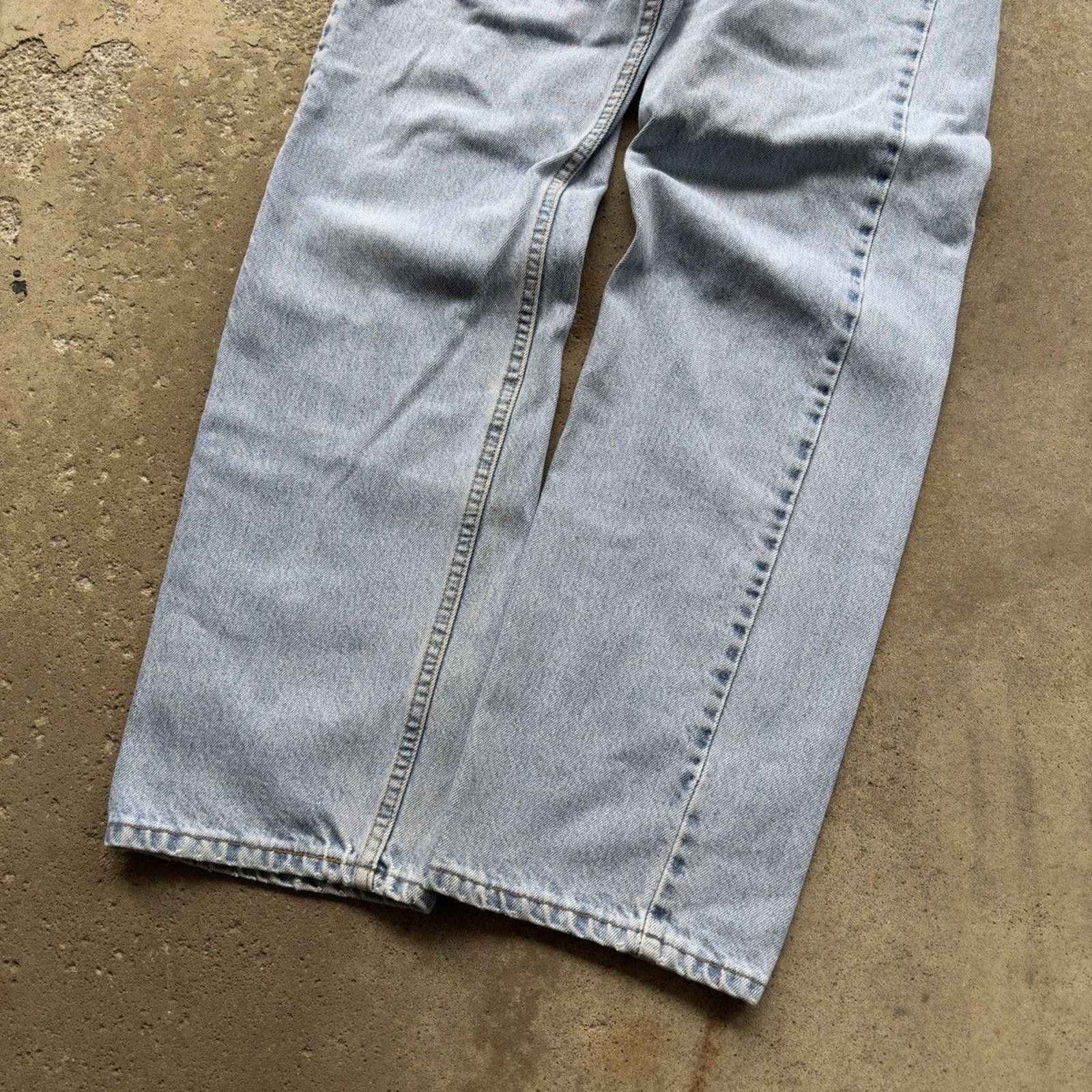 Vintage Vintage 90s Levi's 505 Light Wash Denim Jeans USA ERD Grunge Size US 36 / EU 52 - 14 Thumbnail
