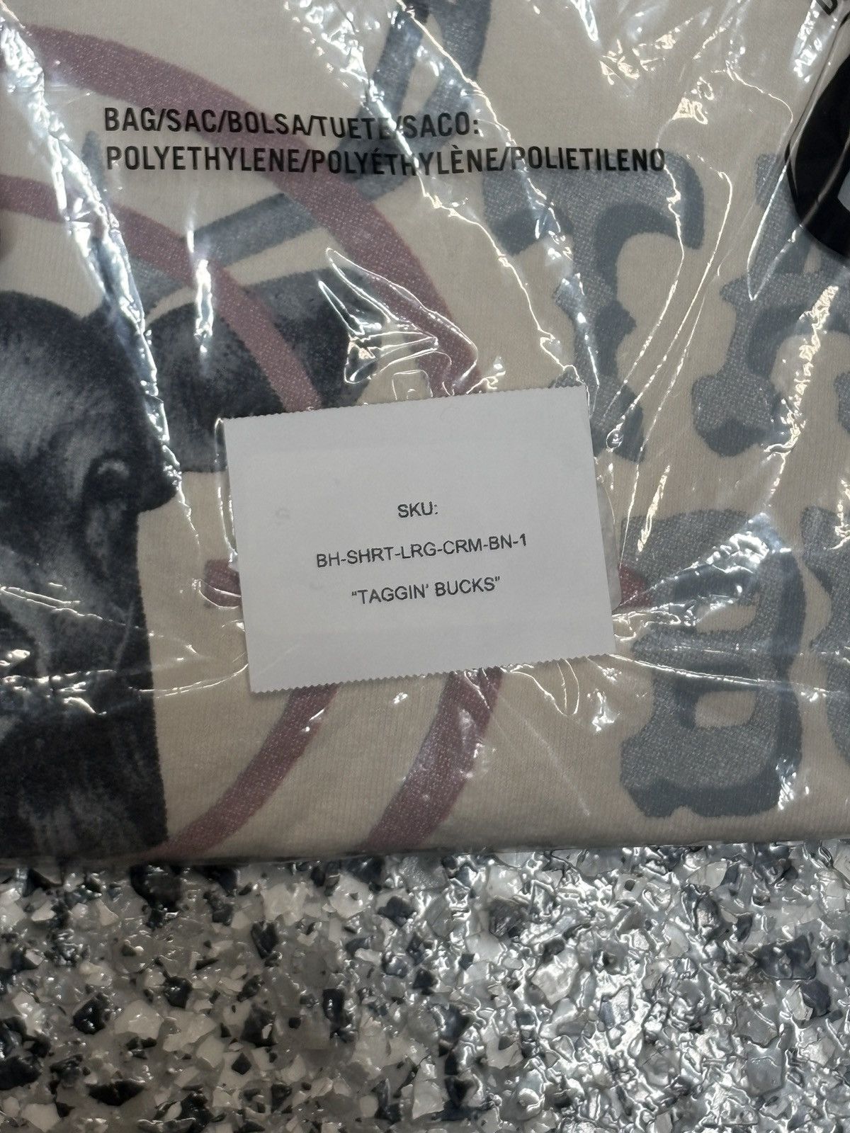 Billy Hill 2023 Billy Hill Cream “Taggin’ Bucks” T-Shirt Size L Size US L / EU 52-54 / 3 - 8 Thumbnail