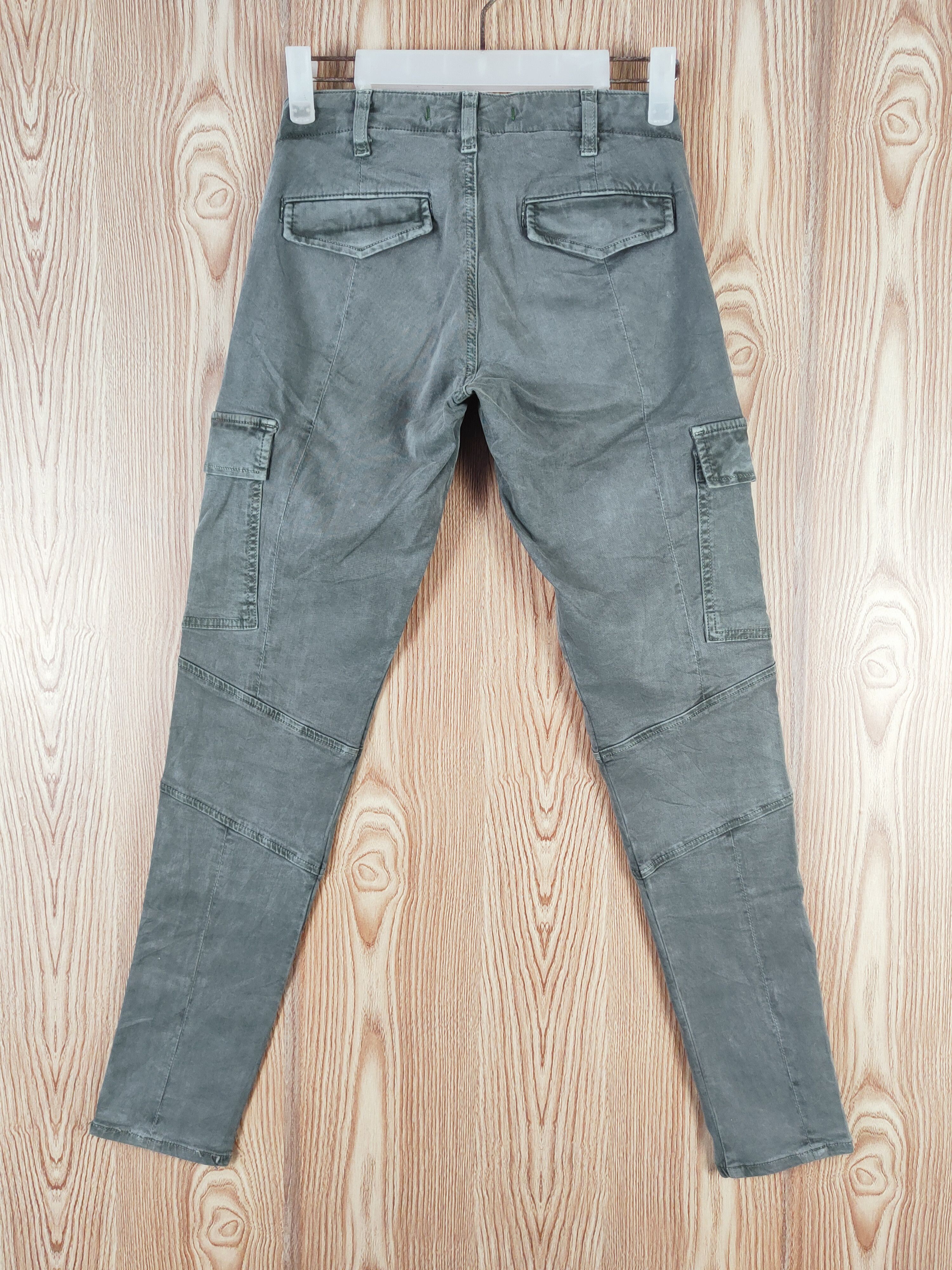 Japanese Brand J Brand Green Multipocket Tactical Cargo Pants #W371 Size 25" / US 0 / IT 36 - 8 Thumbnail