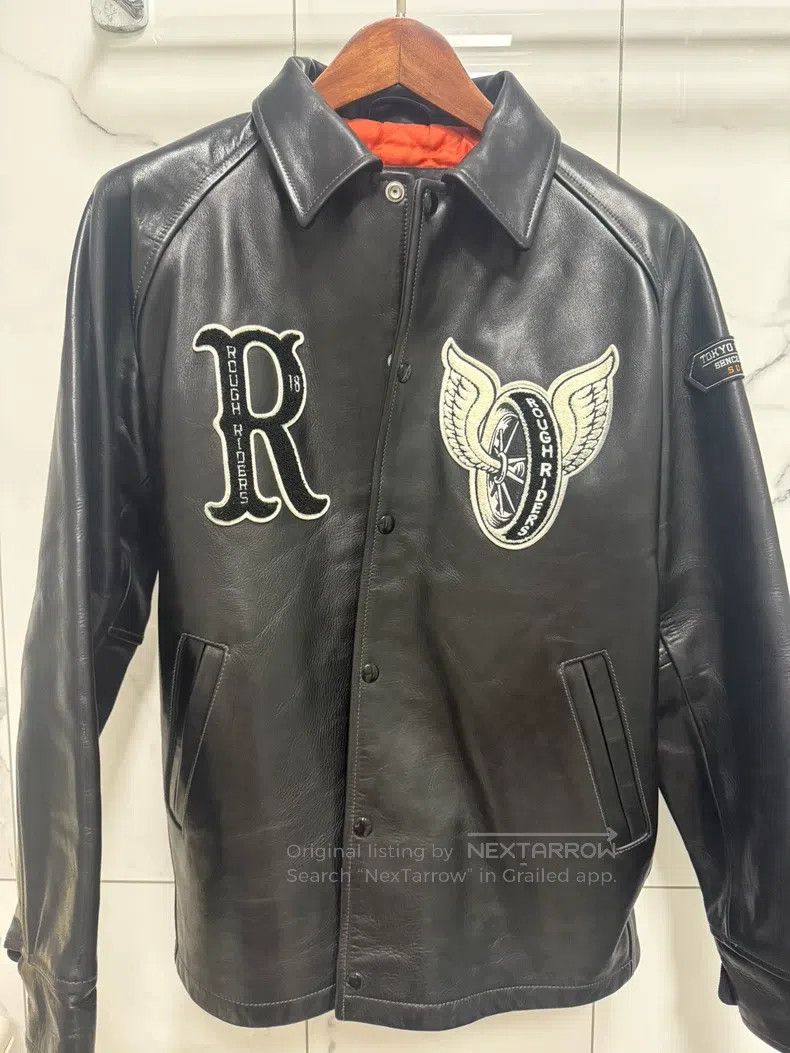 Neighborhood Neighborhood Collaboration Coach Leather Jacket, Horsehide Size US L / EU 52-54 / 3 - 1 Thumbnail