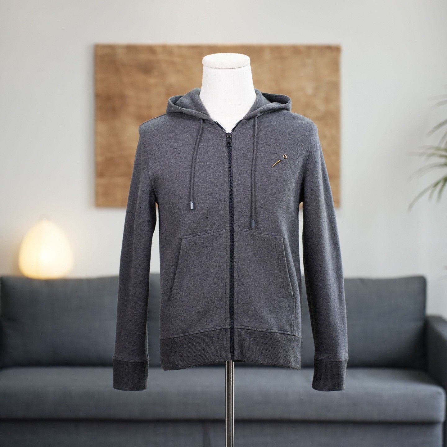 Louis Vuitton Louis Vuitton Gray Hoodie xs Men Size US XS / EU 42 / 0 - 1 Thumbnail
