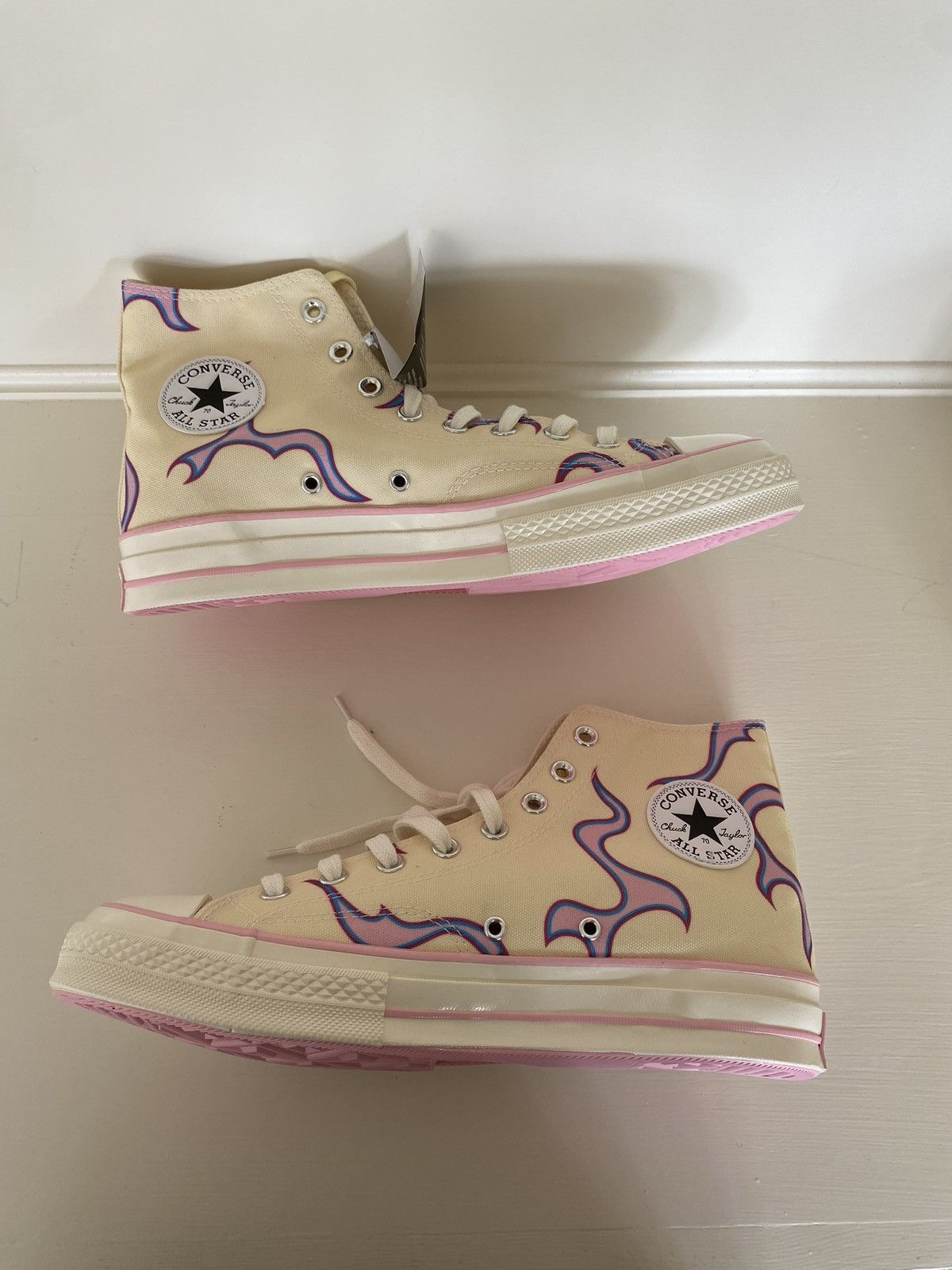 Golf Wang Golf Wang Pink Flame Converse Size US 10 / EU 43 - 10 Thumbnail