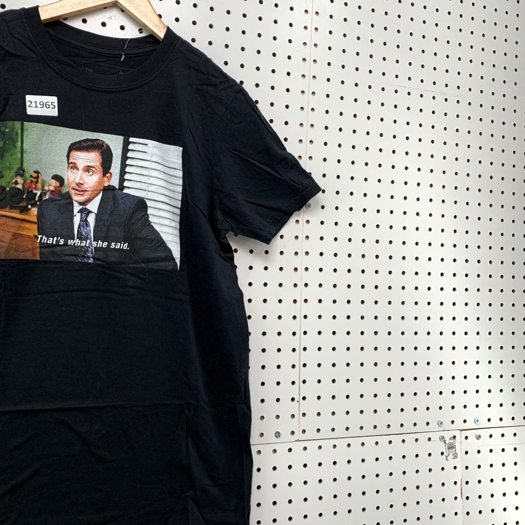 Vintage The OFFICE Shirt Black That’s What She Said Adult Medium 19x28.5 Funny TV TEE Size US M / EU 48-50 / 2 - 4 Thumbnail