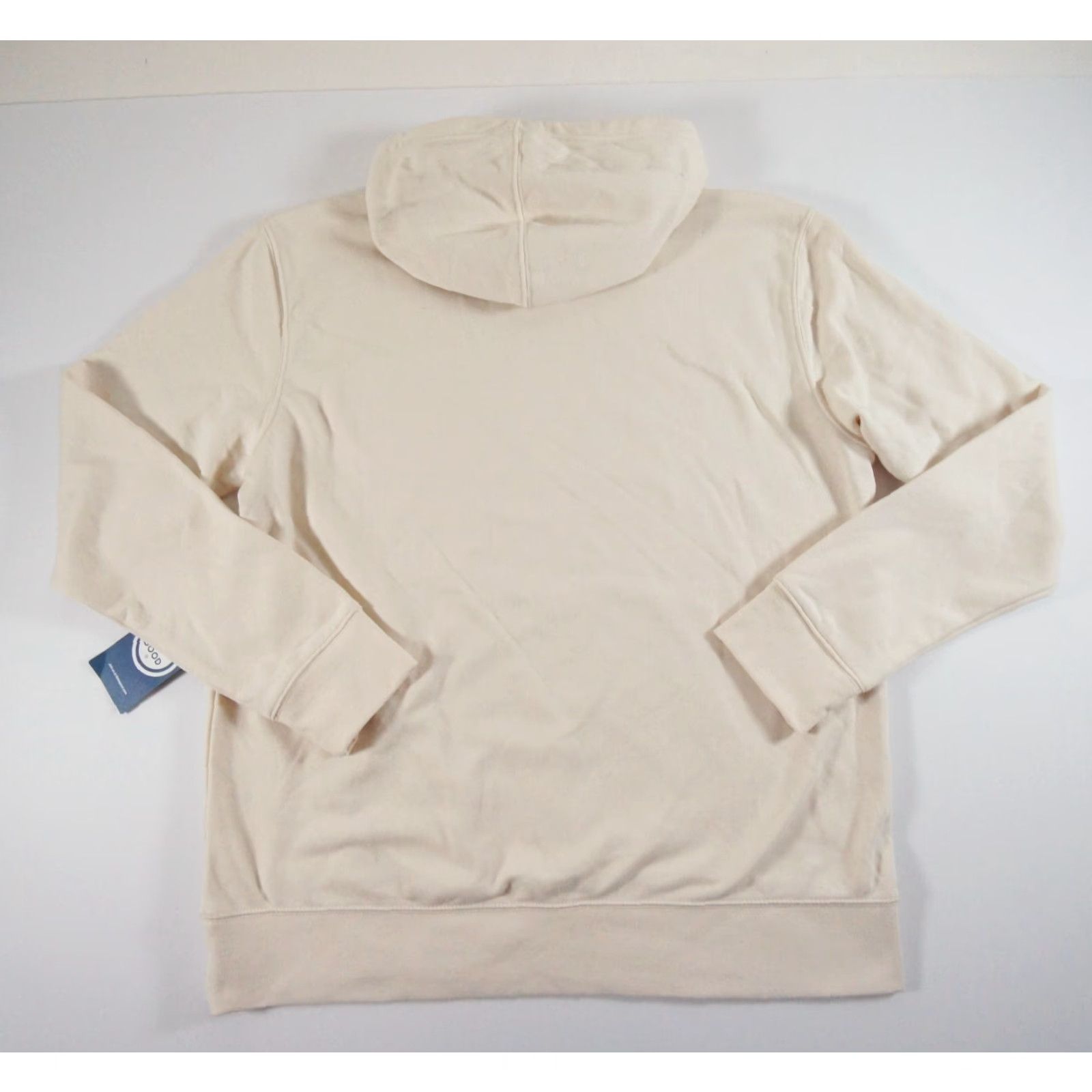 Life is Good Life Is Good Sweatshirt Mens Large Beige Cream Hoodie USA Flag Nature Outdoors Size US L / EU 52-54 / 3 - 4 Thumbnail
