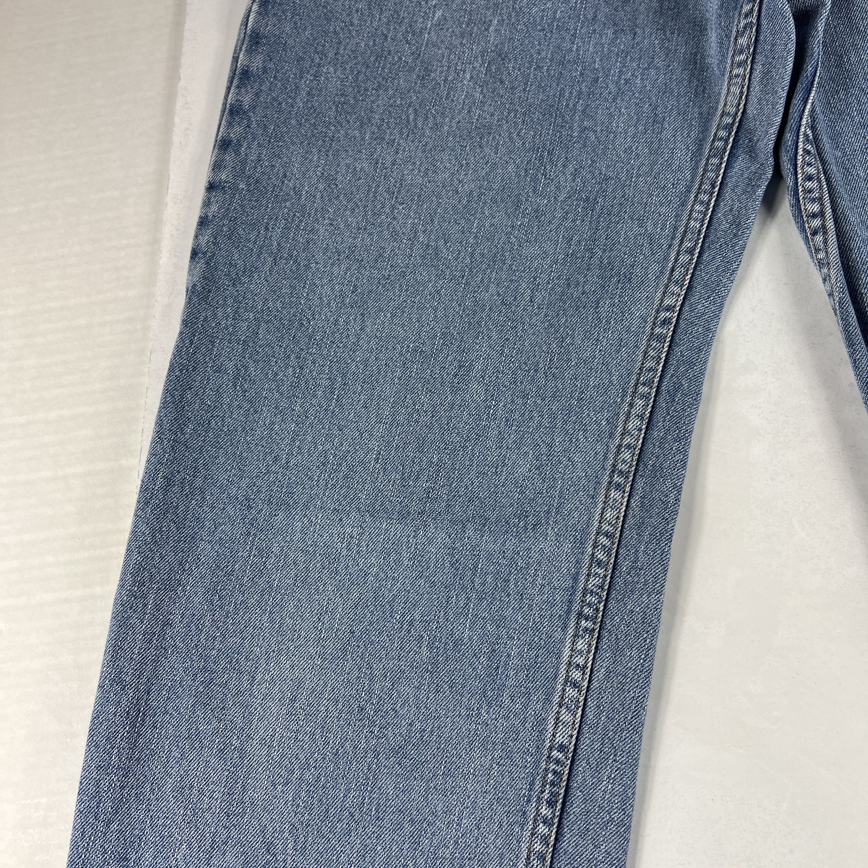 Levi's Y2K Levi's Jeans 550 Relaxed Fit Blue Faded Cotton Denim Size US 33 - 5 Thumbnail