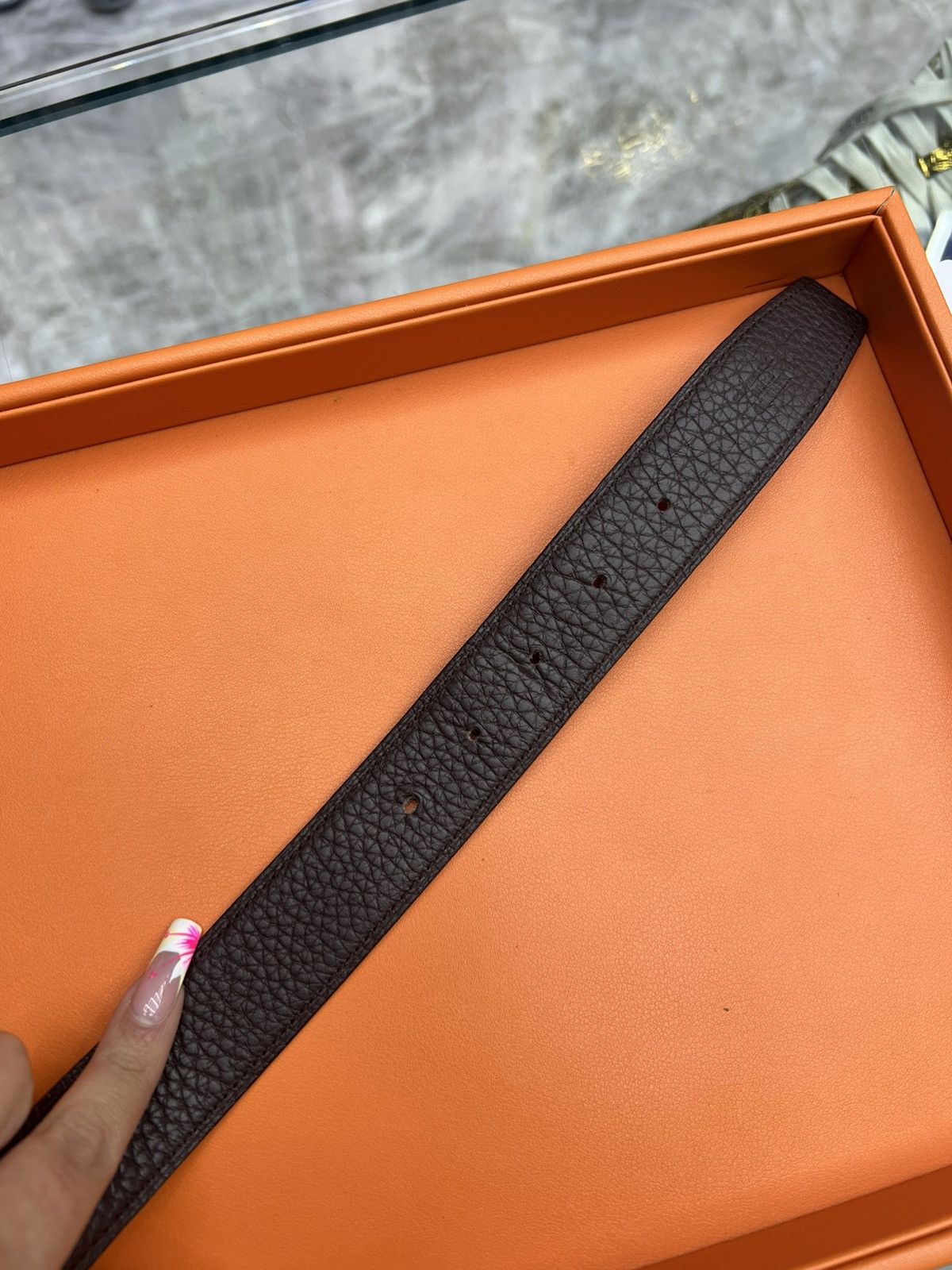 Hermes Hermes Constance Reversible Belt w/ Gold Platted Buckle Size 30 - 5 Thumbnail