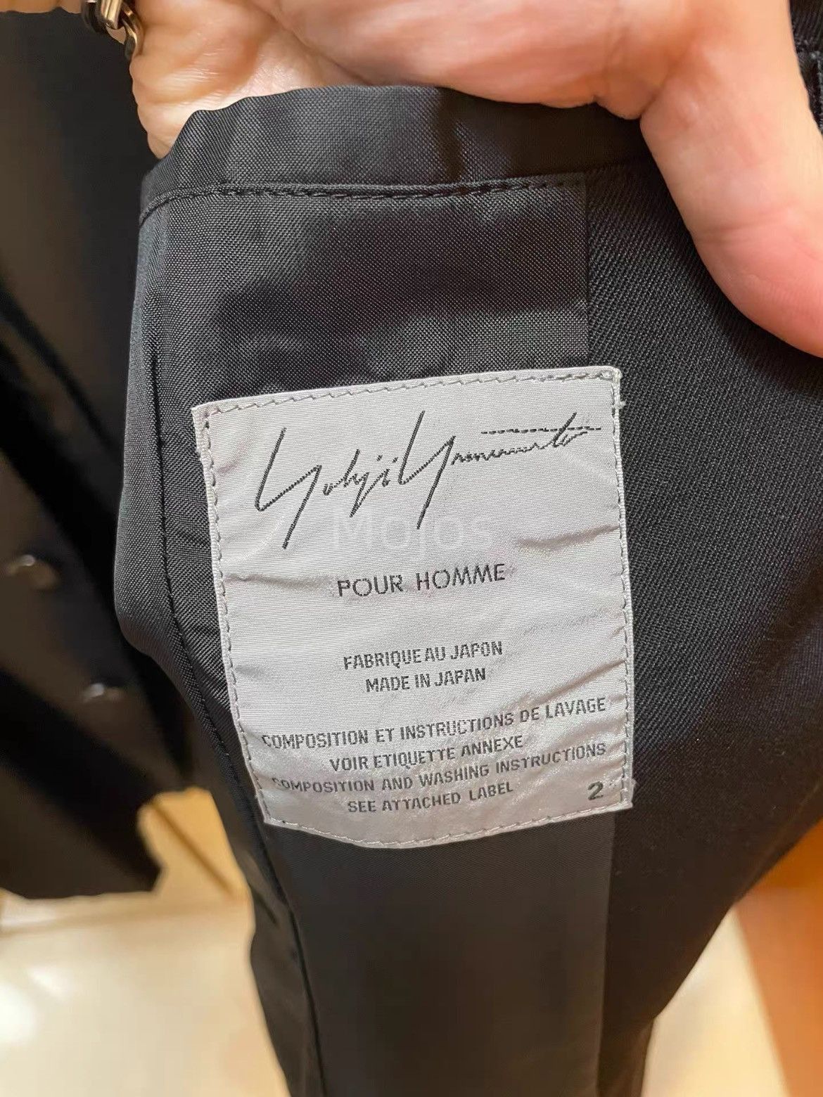 Yohji Yamamoto Sz 2 Yohji Yamamoto Pour Homme 04AW Side Zipper Jacket-2508 Size US M / EU 48-50 / 2 - 6 Thumbnail