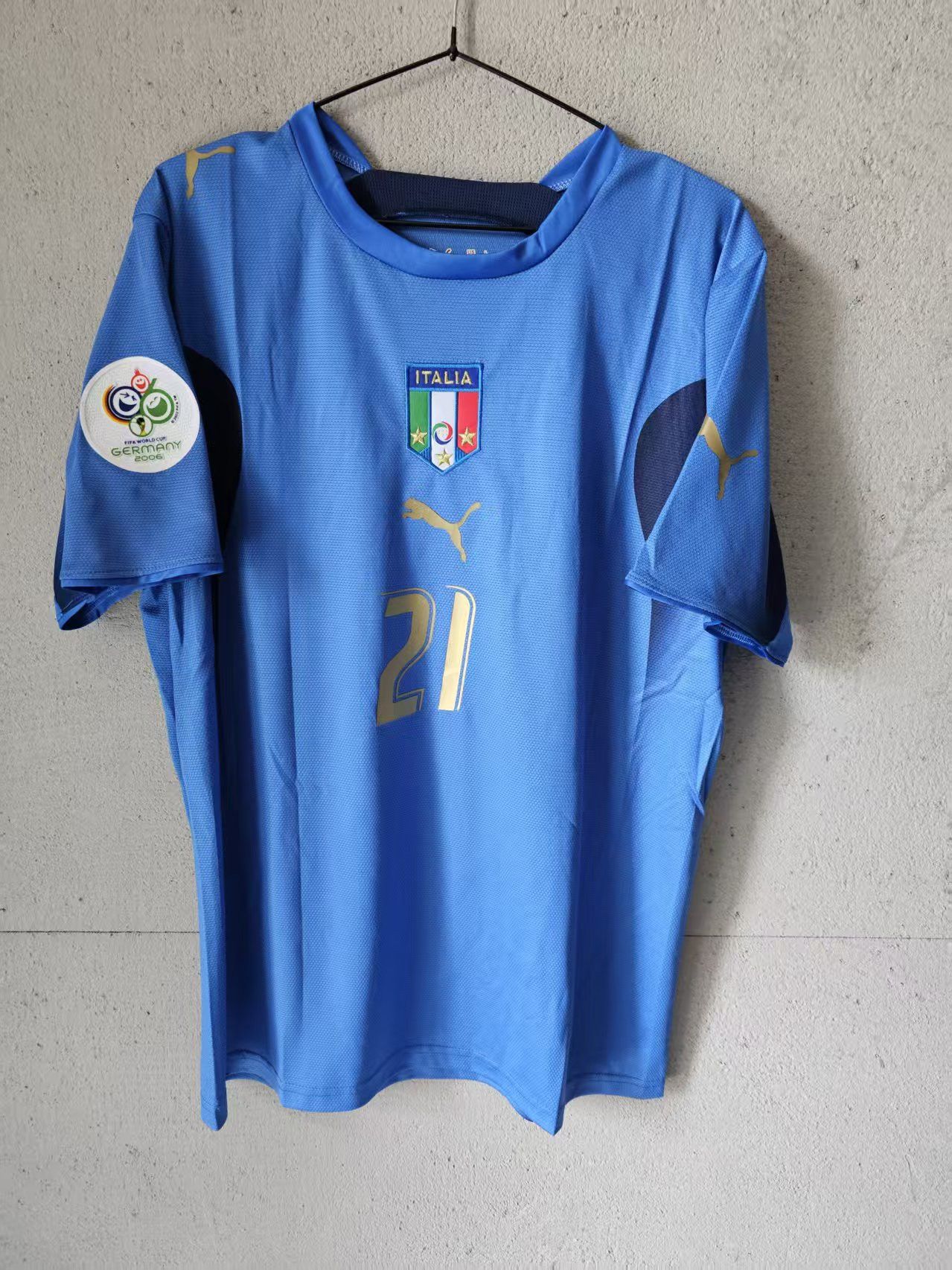 2006 World Cup Italy 21 Andrea Pirlo Jersey