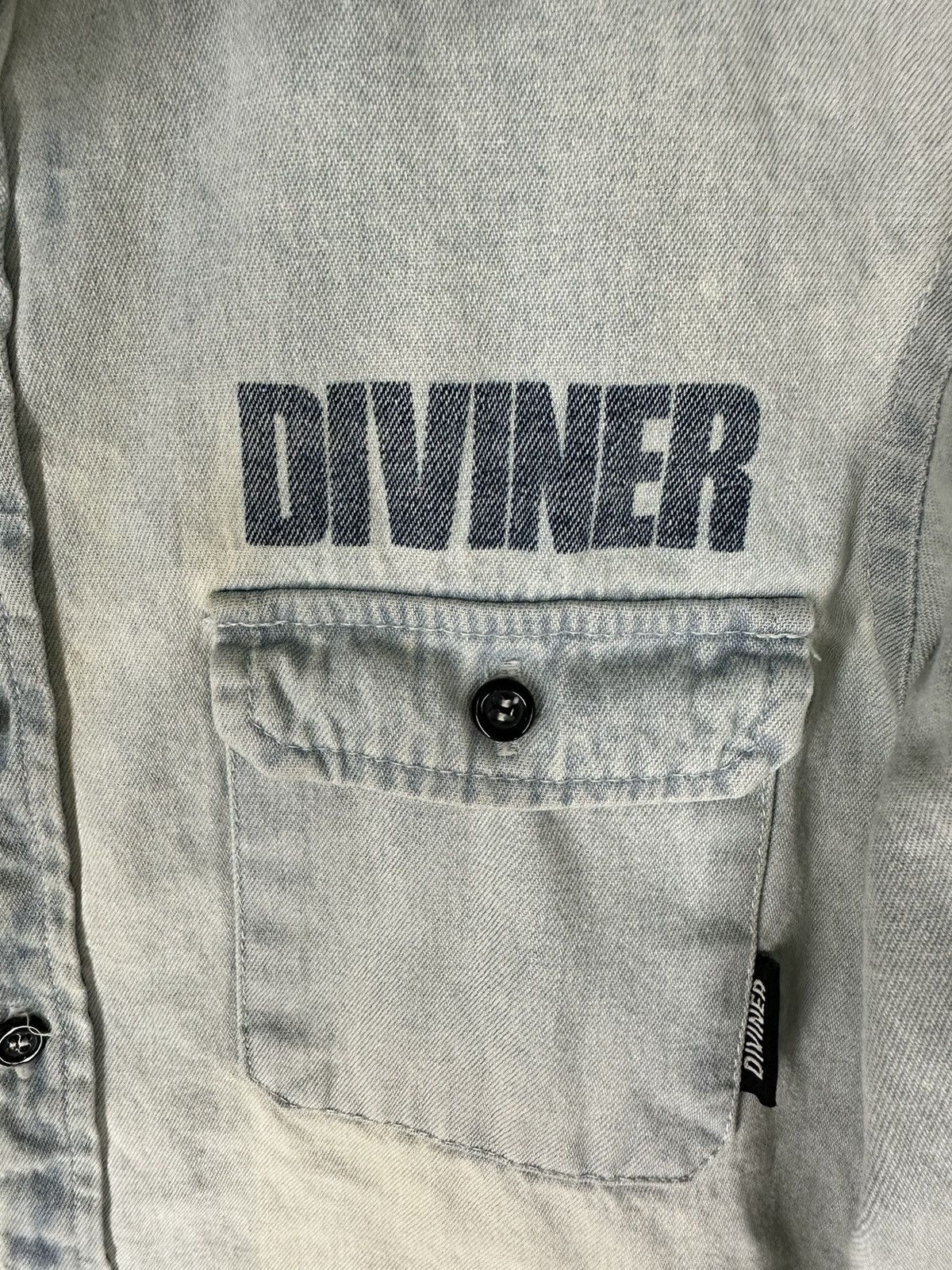 Japanese Brand Vintage 90's Diviner Japan Mad Brute Factory Long Sleeve Size US M / EU 48-50 / 2 - 7 Thumbnail