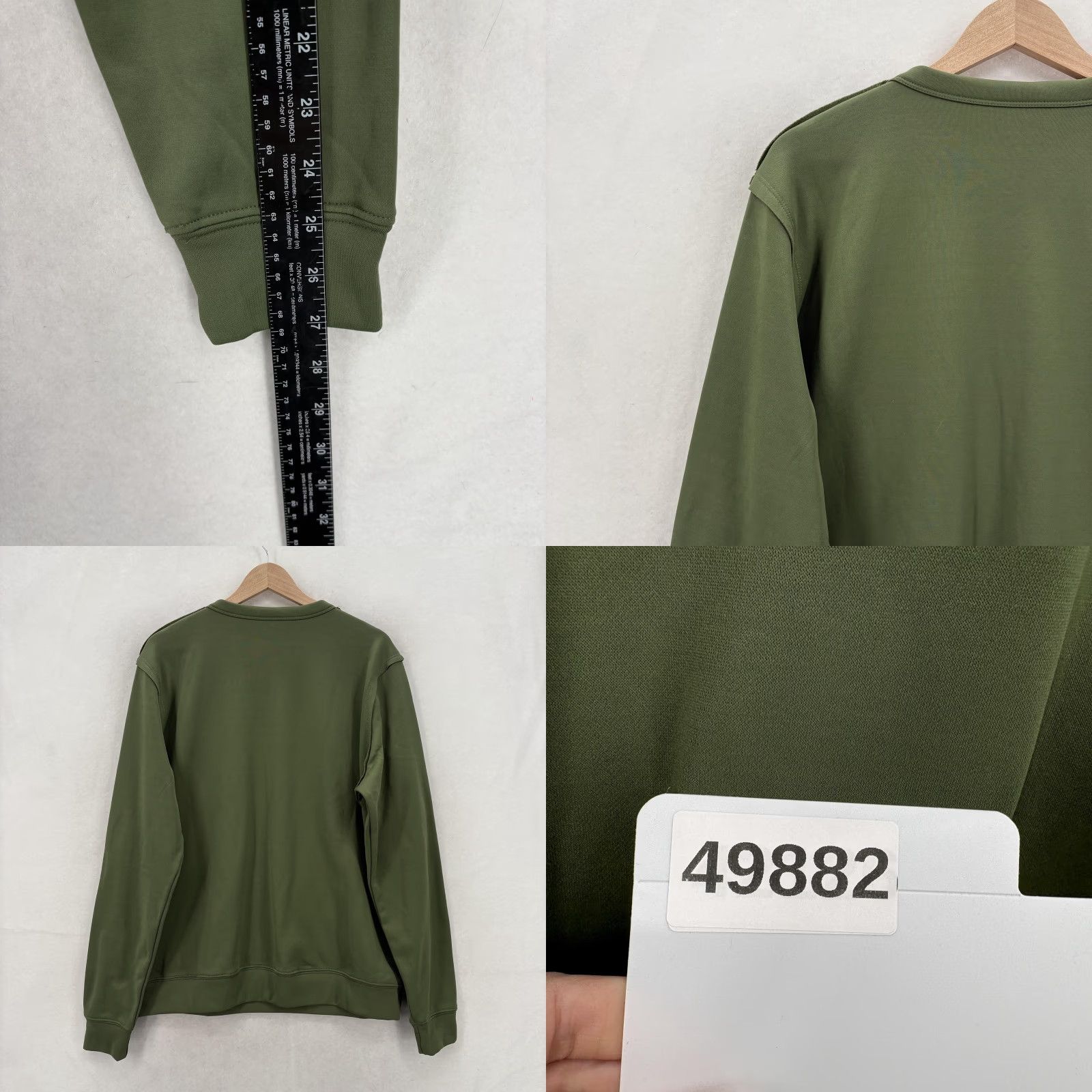 Vintage Barbell Apparel Sweatshirt Mens Medium Green Fleece Pullover Crewneck Graphic Print Size US M / EU 48-50 / 2 - 8 Thumbnail