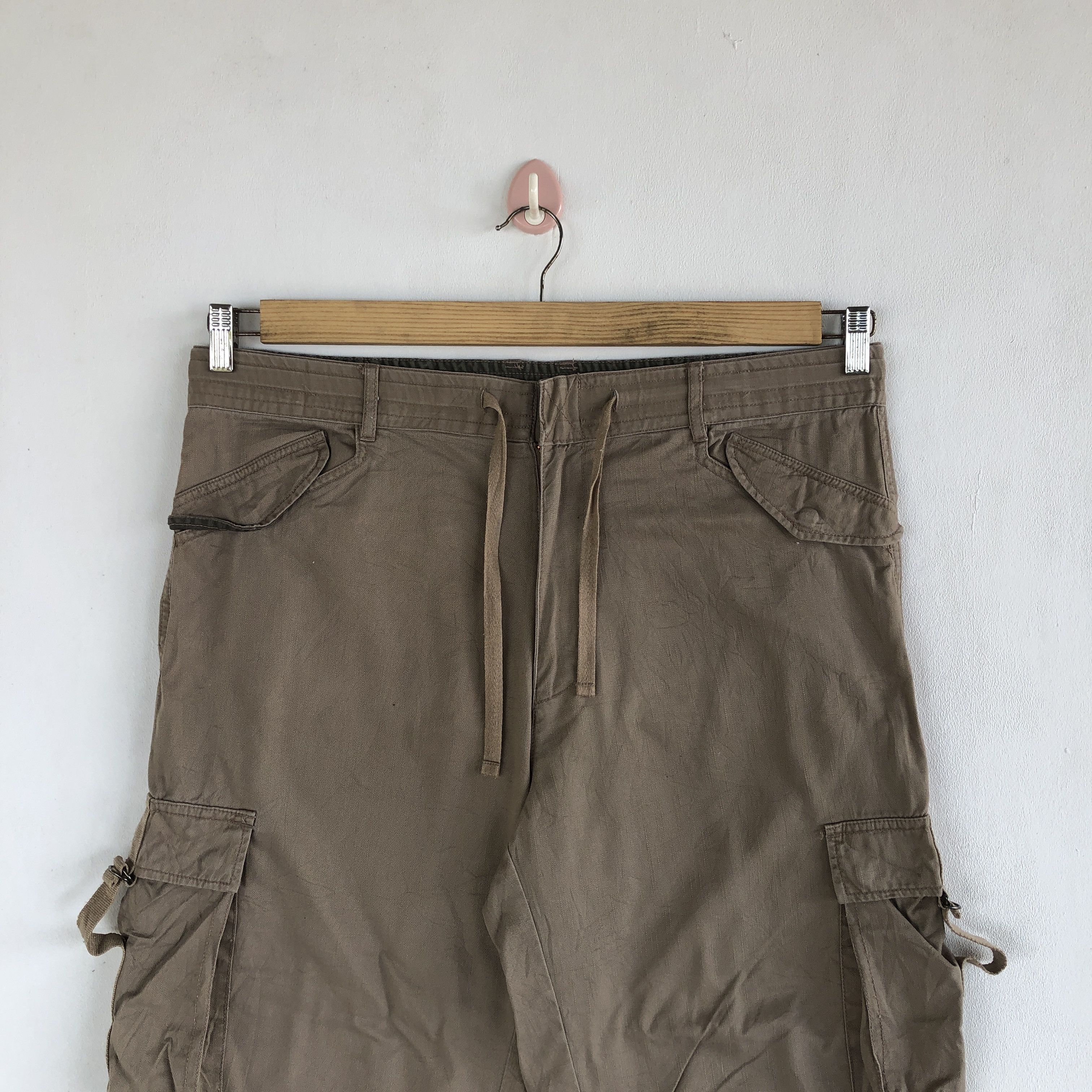 Japanese Brand Vintage Japanese Cargo Pants Multi Pocket Military Trousers Size US 38 / EU 54 - 3 Thumbnail