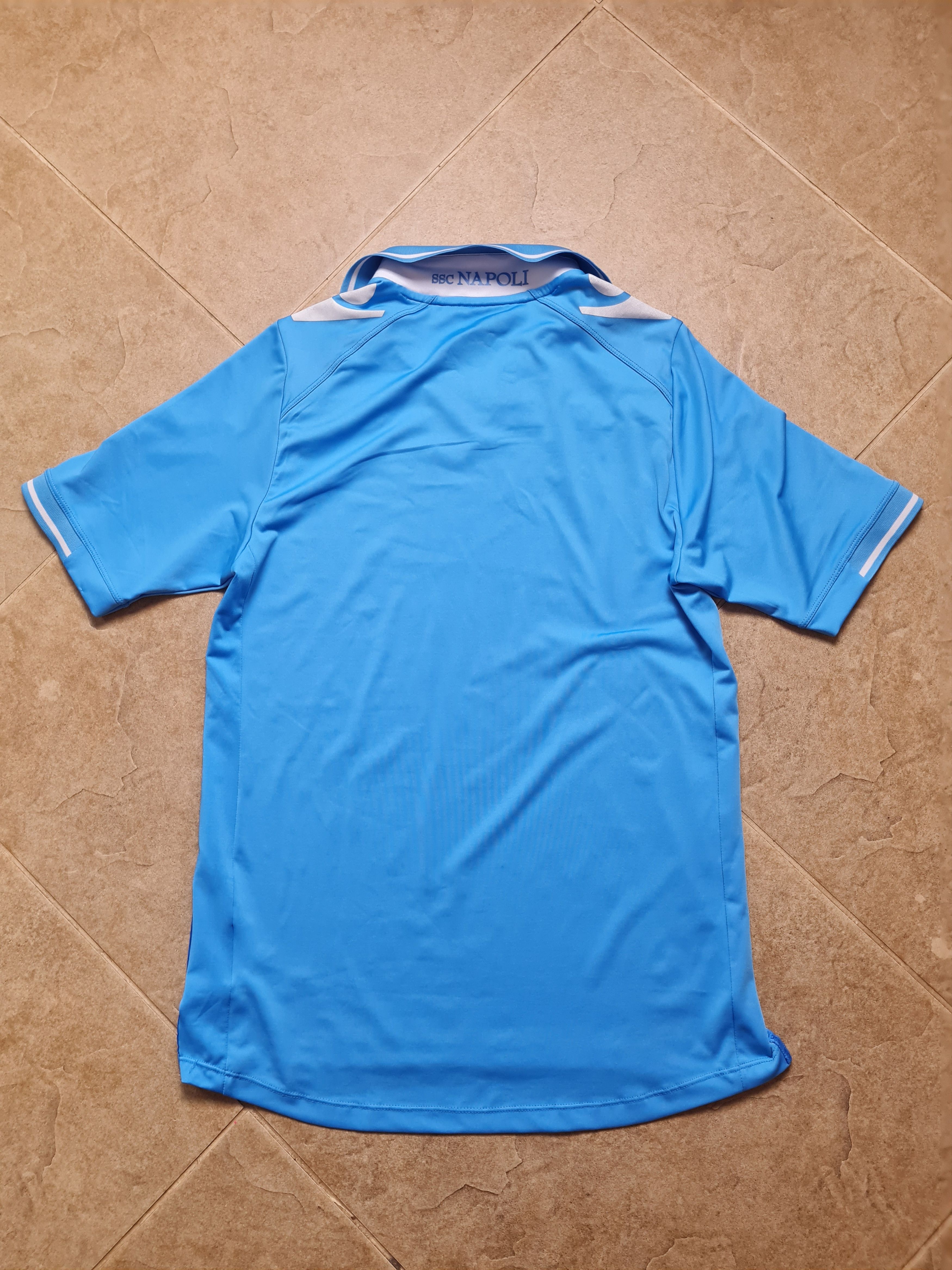 Macron Macron 2013-14 SSC Napoli Soccer Shirt Blue Men's Size S-M Size US S / EU 44-46 / 1 - 20 Thumbnail