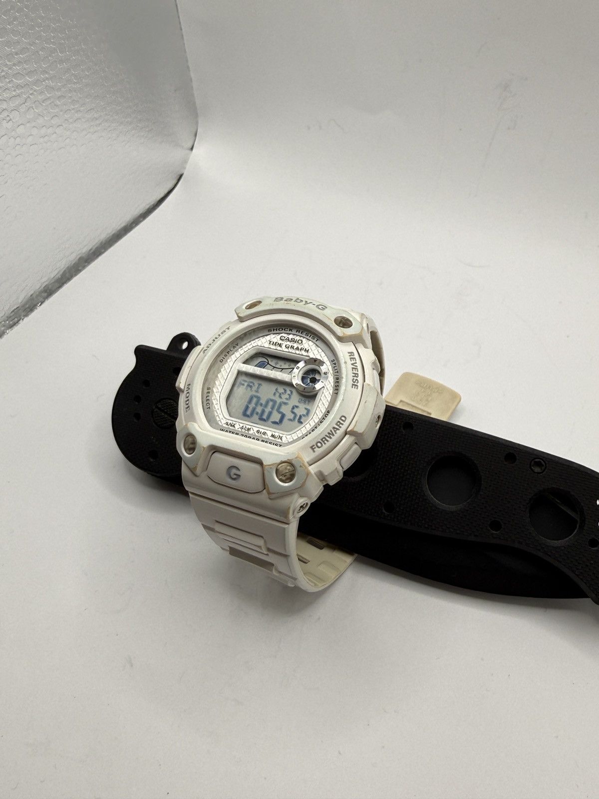 G Shock Vintage Casio Baby-G Tide Graph Y2K Digital Watch / Cream Size ONE SIZE - 6 Thumbnail