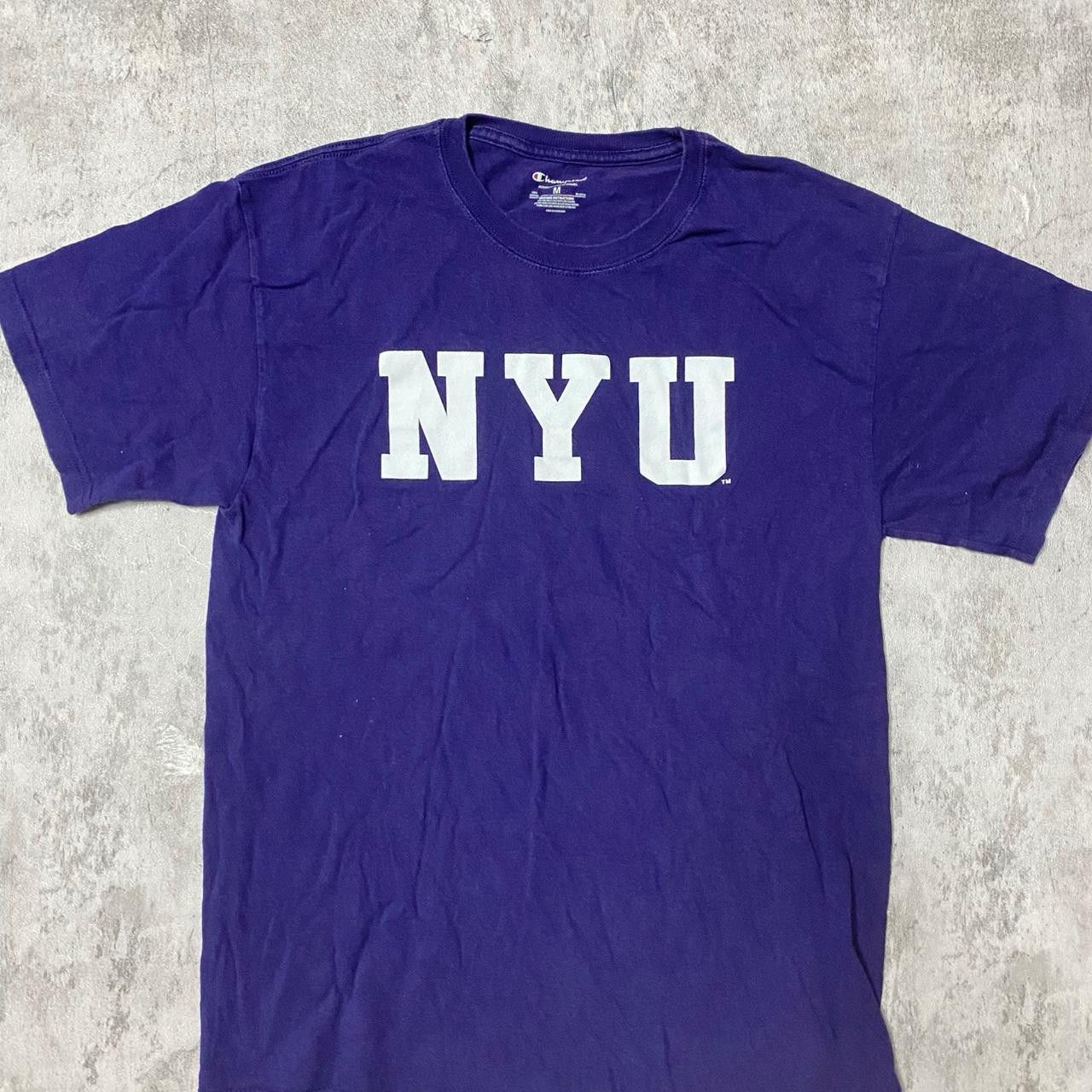 Champion Navy Champion NYU graphic tee Size US M / EU 48-50 / 2 - 1 Thumbnail