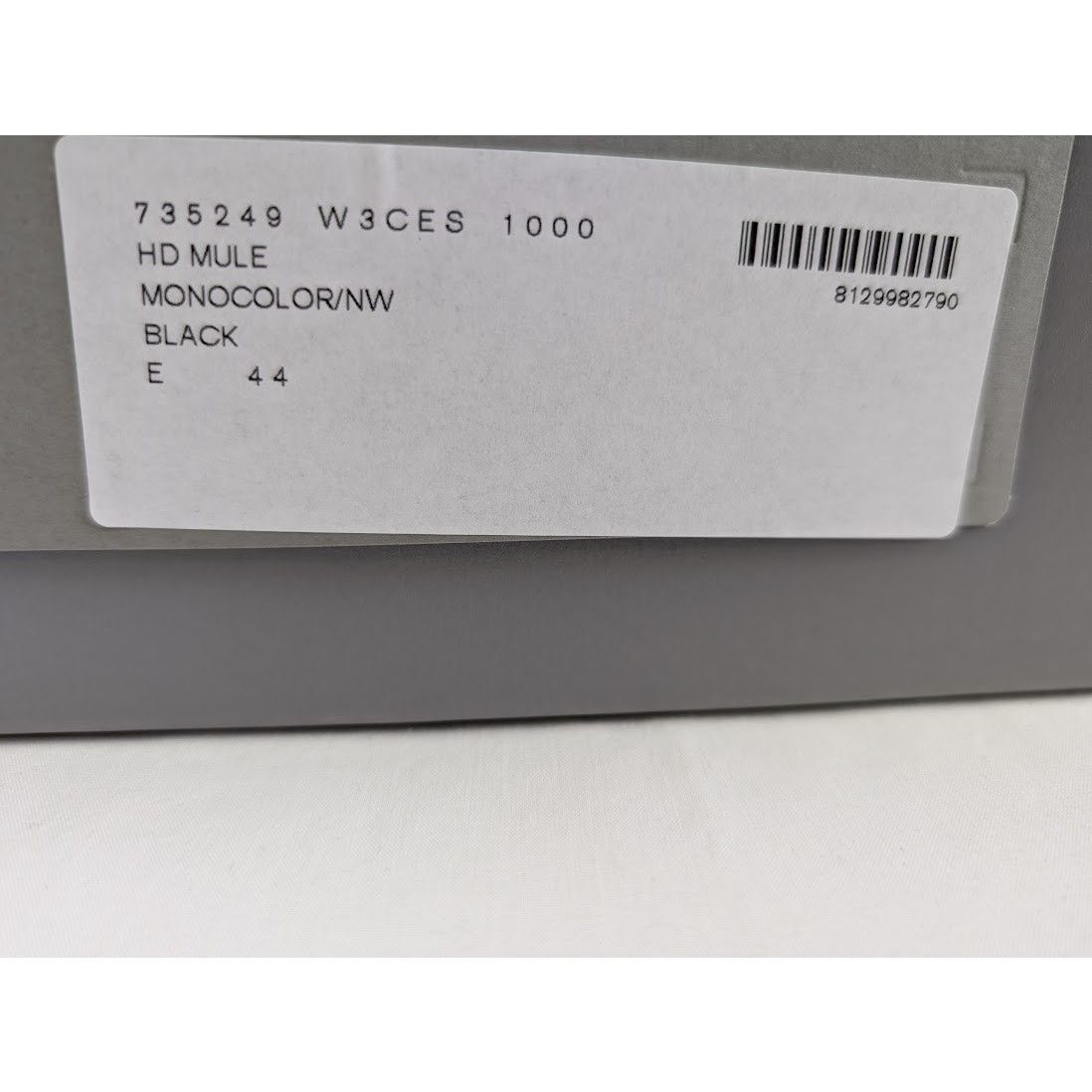 Balenciaga o1rshd1 HD Mule Sandal Slipper in Black Size US 11 / EU 44 - 22 Thumbnail