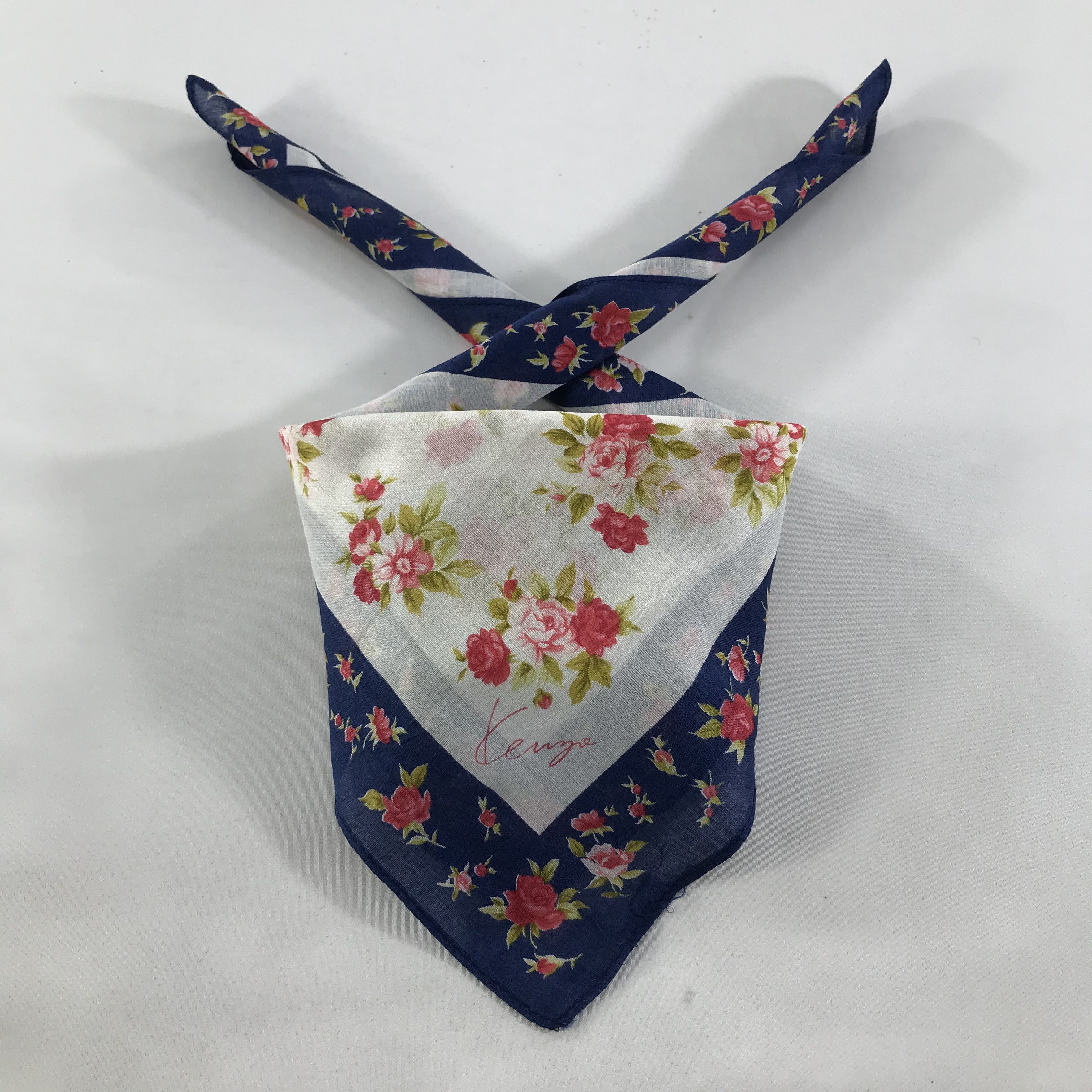 Kenzo × Vintage Kenzo Bandana / Handkerchief / Neckerchief - S1377 Size ONE SIZE - 3 Thumbnail