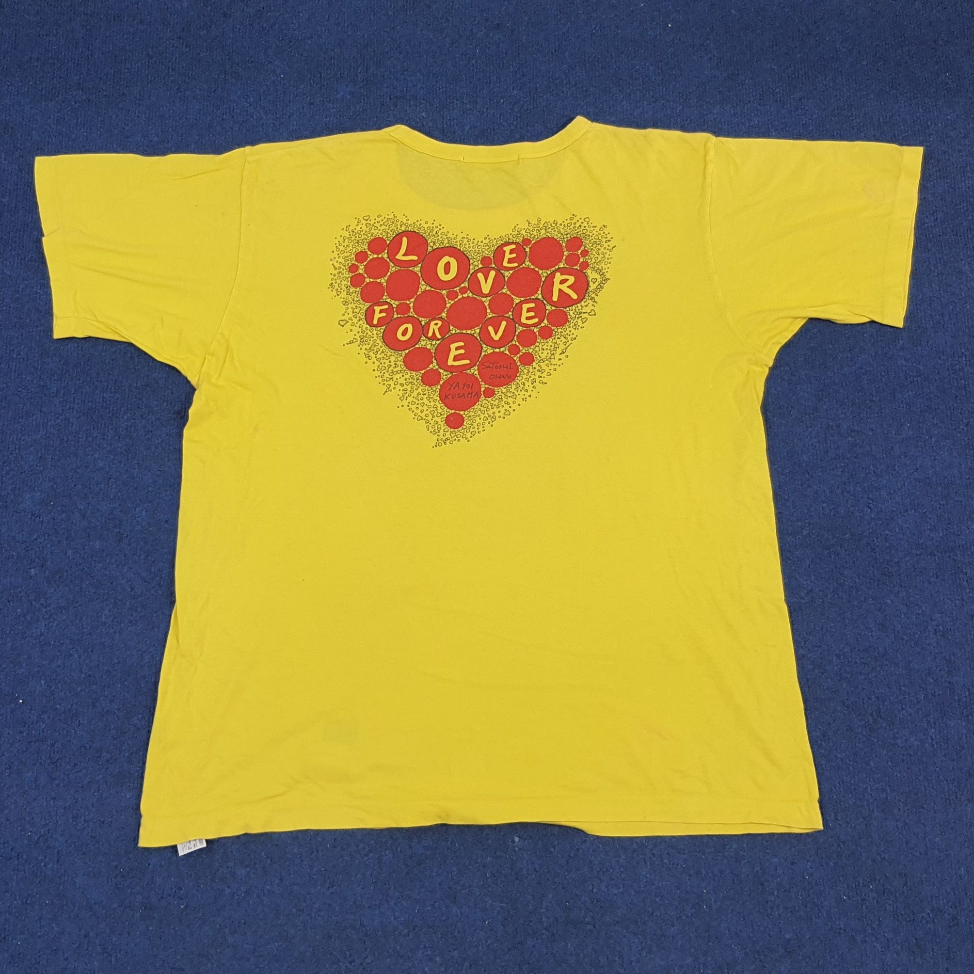 Japanese Brand × Vintage Vintage Yayoi Kusama x Satoshi Ohno Arashi Singer Tshirt Size US XL / EU 56 / 4 - 3 Thumbnail