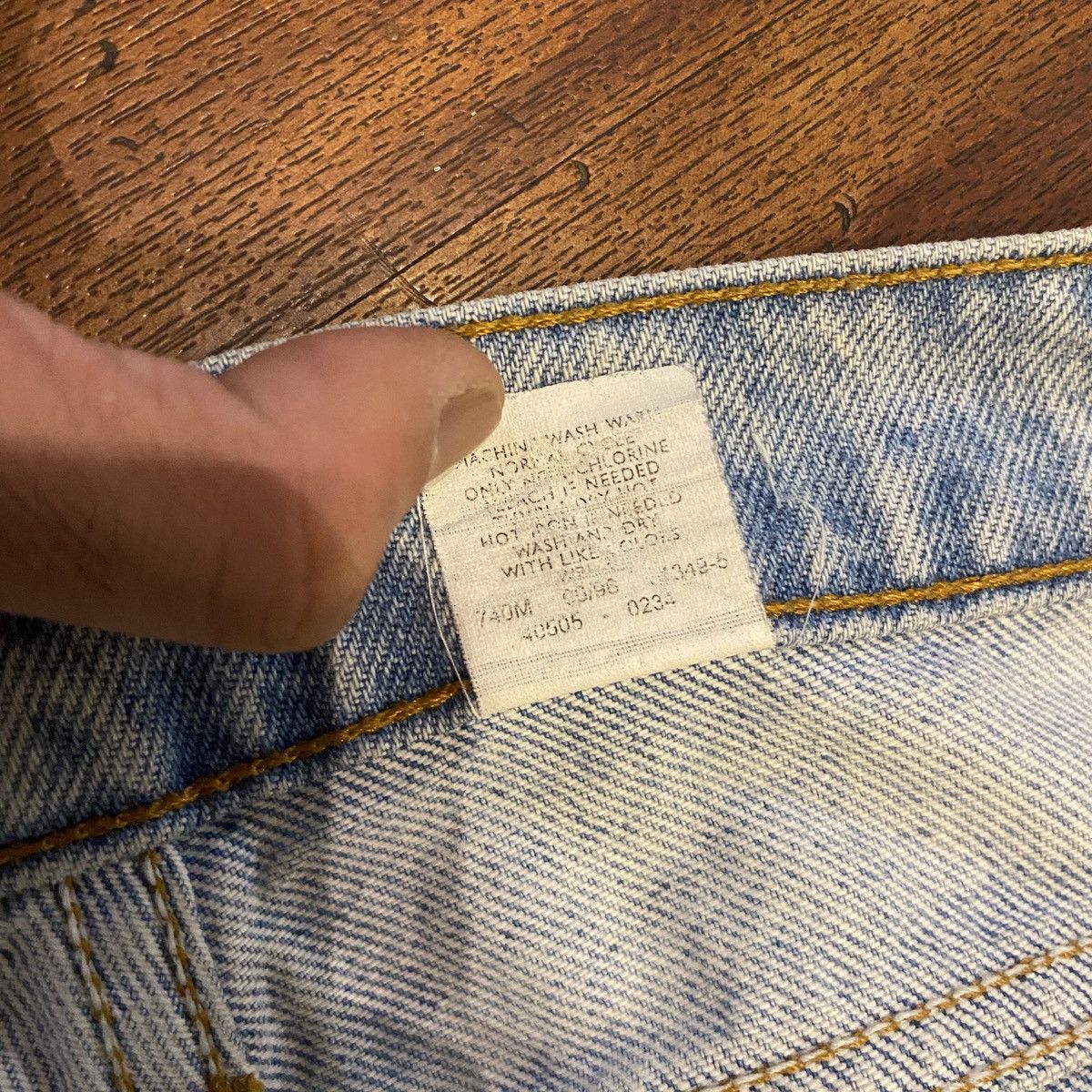 Levi's Made & Crafted Vintage Levis 505 Orange tab Size US 36 / EU 52 - 6 Thumbnail