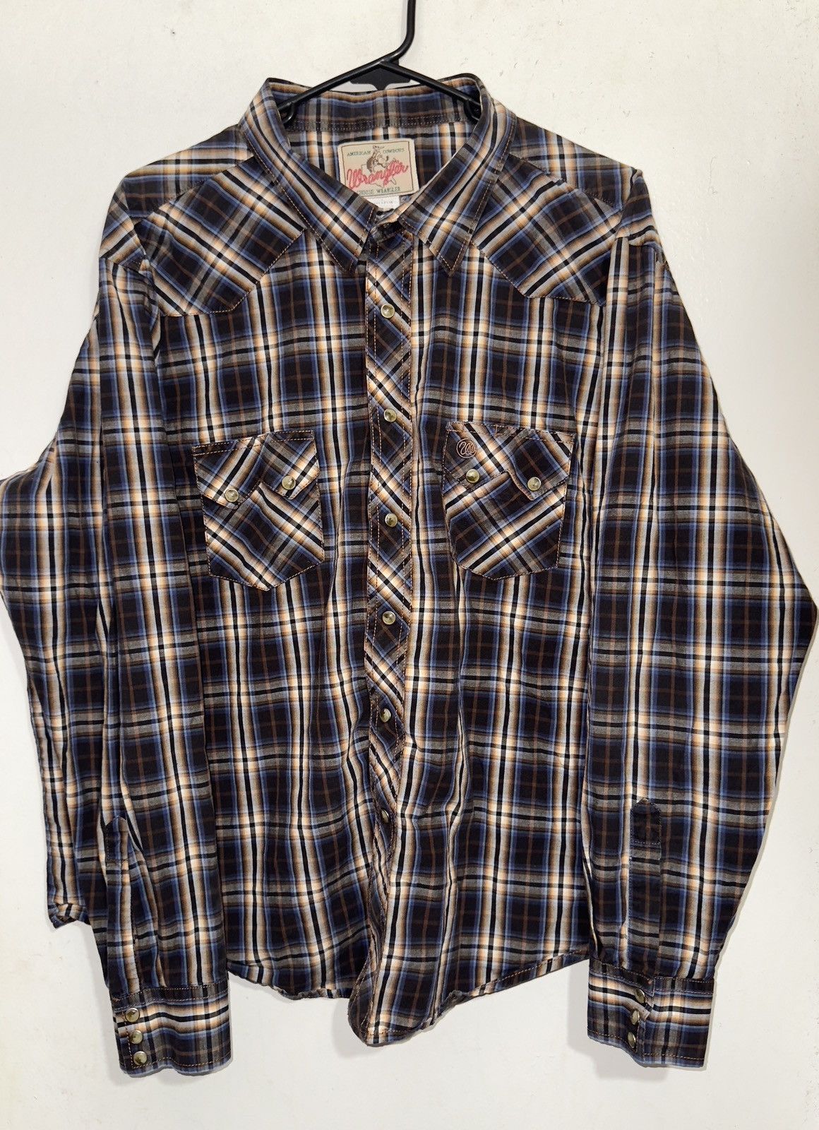 Wrangler Vintage Wrangler Pearl Snap Men’s Shirt Size US L / EU 52-54 / 3 - 1 Thumbnail