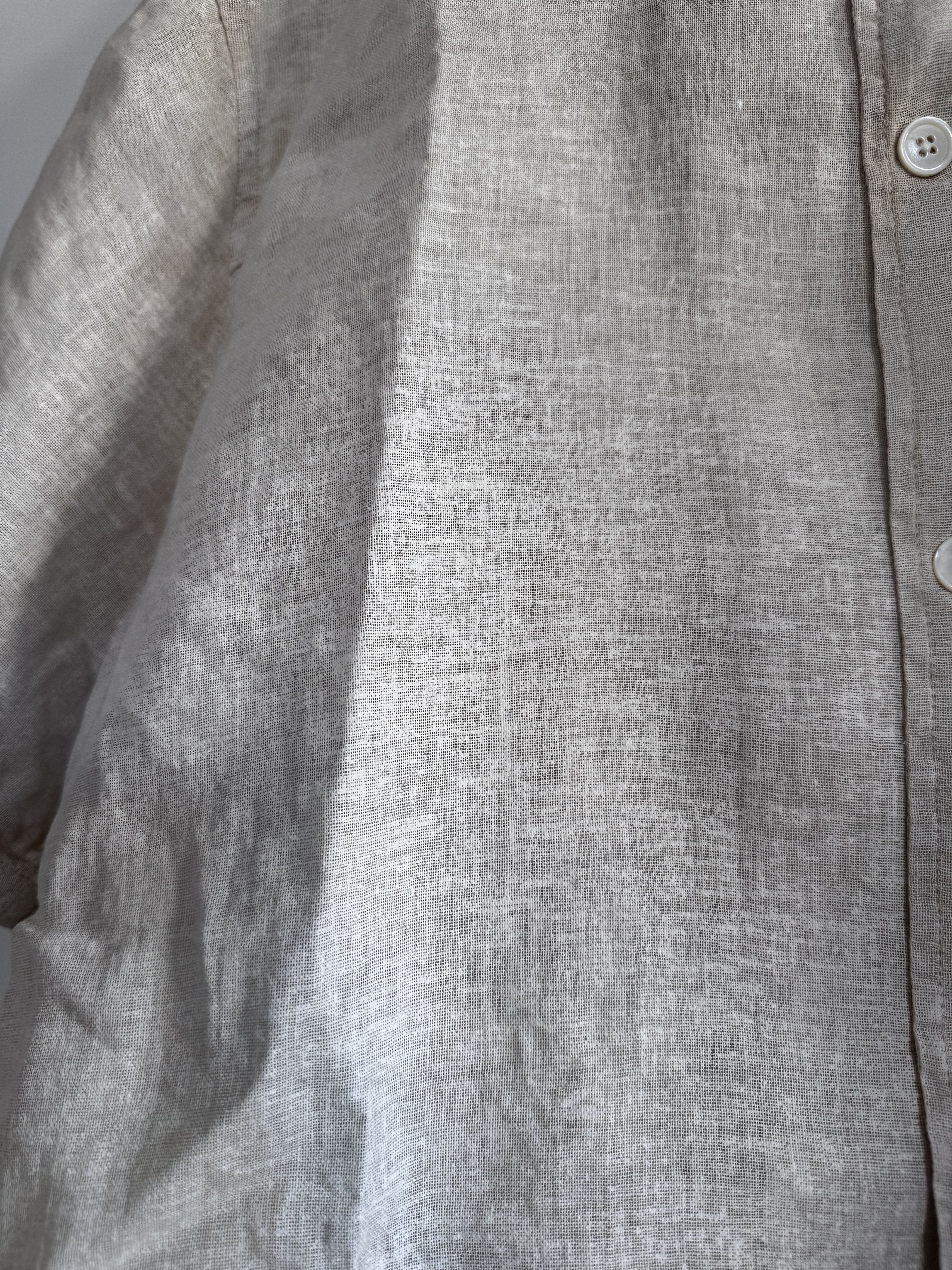 Our Legacy Our Legacy Box Coated Linen Shortsleeve Shirt Size US S / EU 44-46 / 1 - 4 Thumbnail