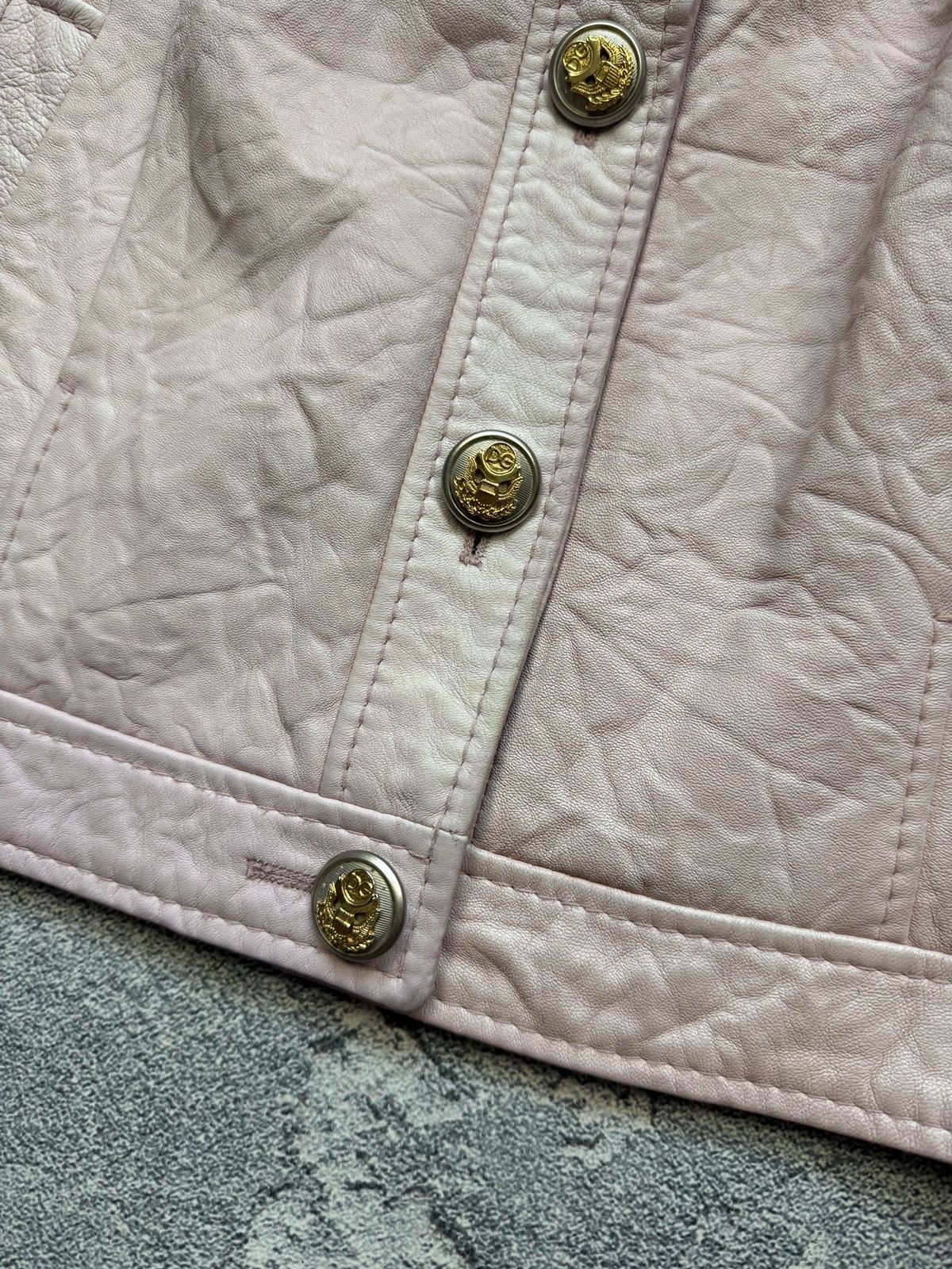Dolce & Gabbana Dolce&Gabbana Leather Women’s Jacket D&G Very Rare Size40/XS Size S / US 4 / IT 40 - 8 Thumbnail