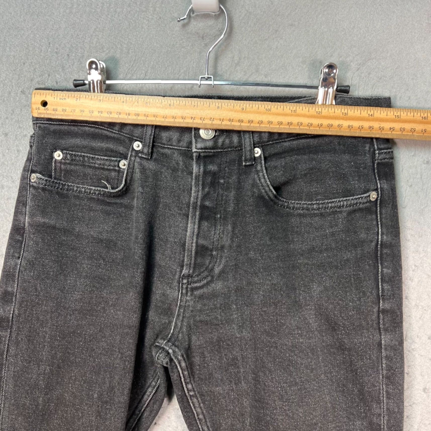 Sandro Sandro Skinny Jeans Sandro Womens Size 29 Black Denim Jeans Skinny 5-Pocket Regular Womens 29 Black Cotton Blend Denim Size 29" - 5 Thumbnail