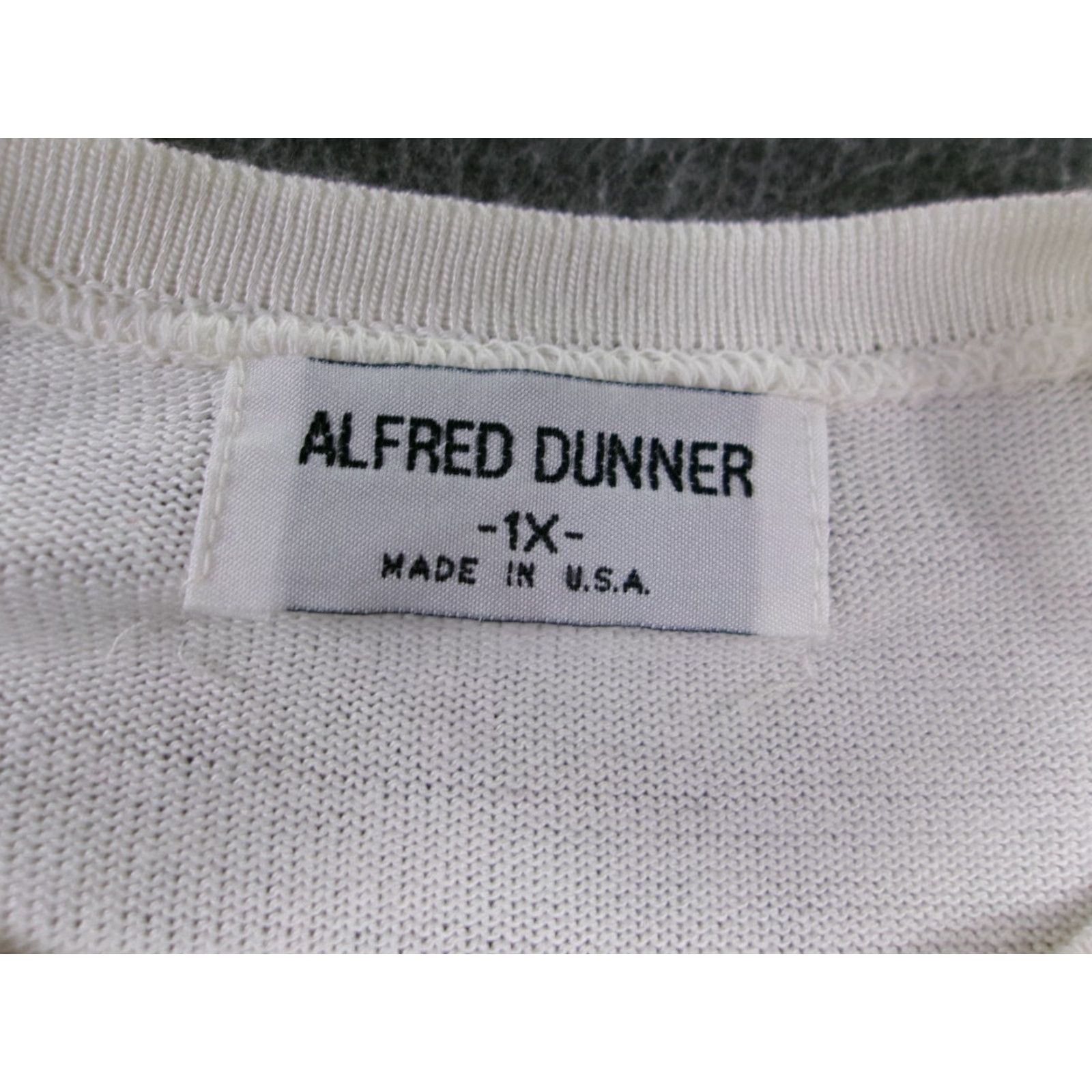 Vintage VINTAGE Alfred Dunner Sweater Women 1X White Beaded Boho Cardigan 80s 90s Grandma Knit Long Sleeve V-Neck Fashion Womens Size XL / US 12-14 / IT 48-50 - 7 Thumbnail
