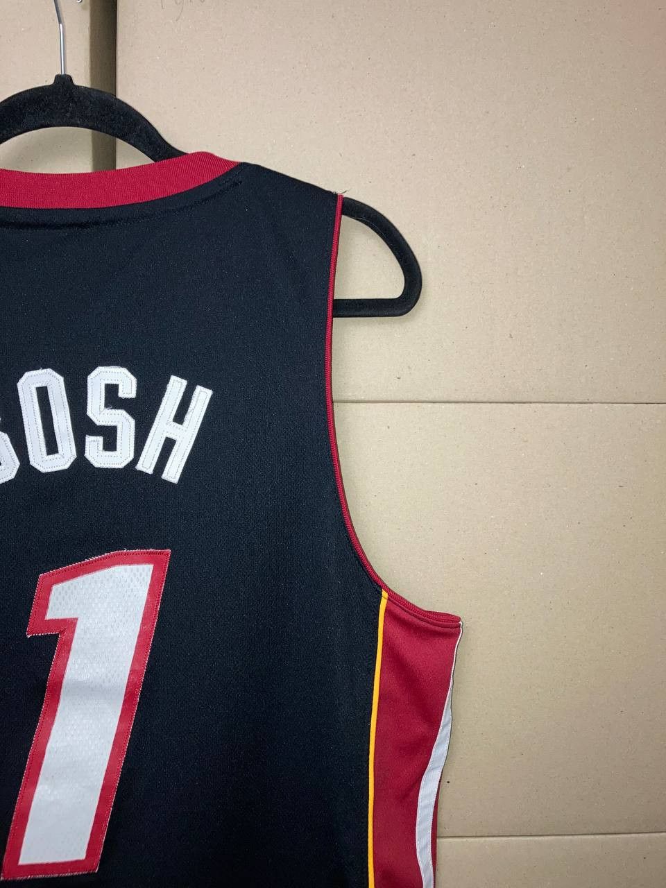Adidas VINTAGE ADIDAS MIAMI HEAT NBA CHRIS BOSH #1 JERSEY HEAT Size US S / EU 44-46 / 1 - 6 Thumbnail