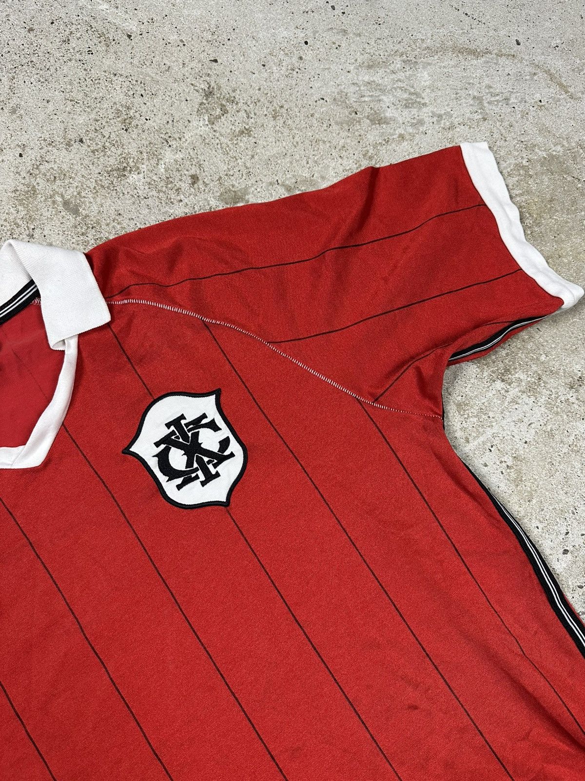 Nike Vintage Y2K Nike Striped Bloke Core Polo Jersey Soccer rare Size US M / EU 48-50 / 2 - 6 Thumbnail