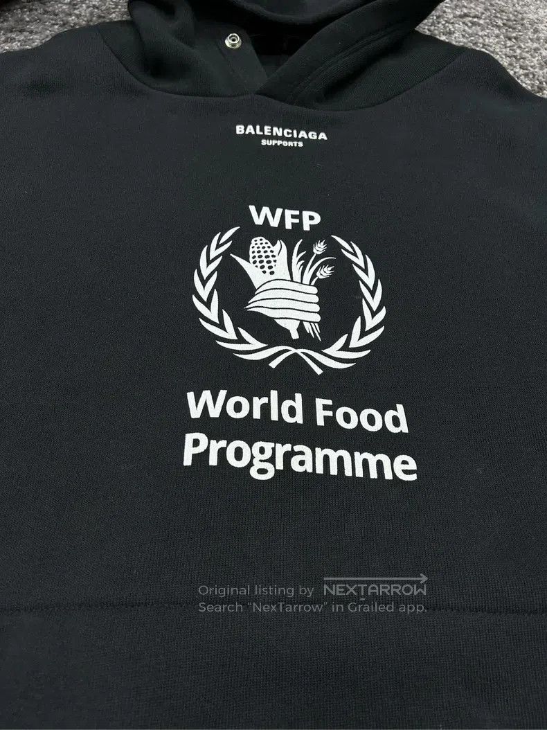 Balenciaga Balenciaga Food Agency Hoodie Size US S / EU 44-46 / 1 - 3 Thumbnail