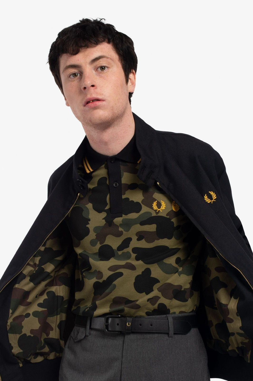 Bape × Fred Perry Bape x Fred Perry Harrington Jacket Size US S / EU 44-46 / 1 - 2 Thumbnail