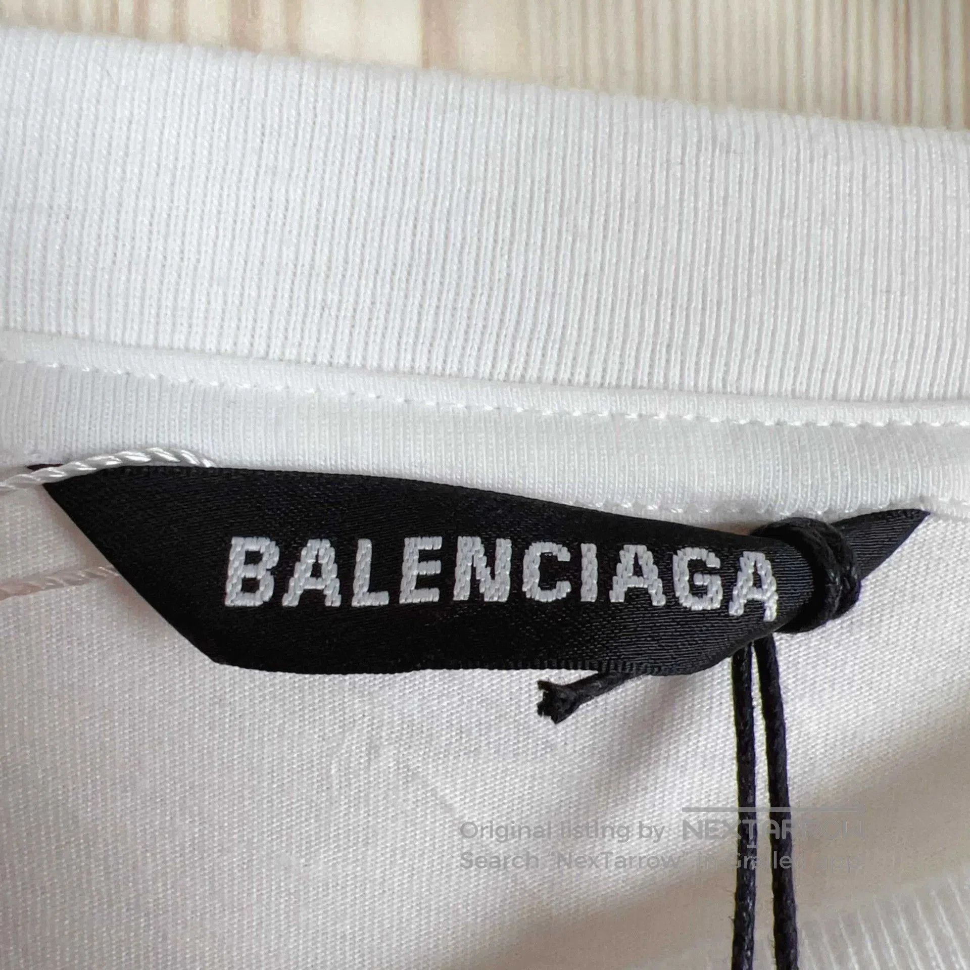 Balenciaga balenciaga short sleeve t-shirt in white. Size US M / EU 48-50 / 2 - 2 Thumbnail