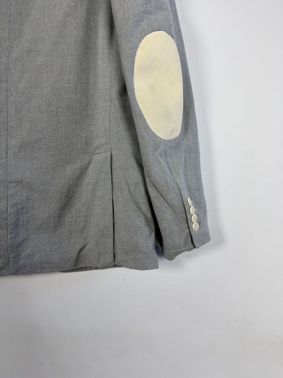 Hackett Hackett London Blazer With Elbow Patches Cotton Size 42R Size 42R - 14 Thumbnail