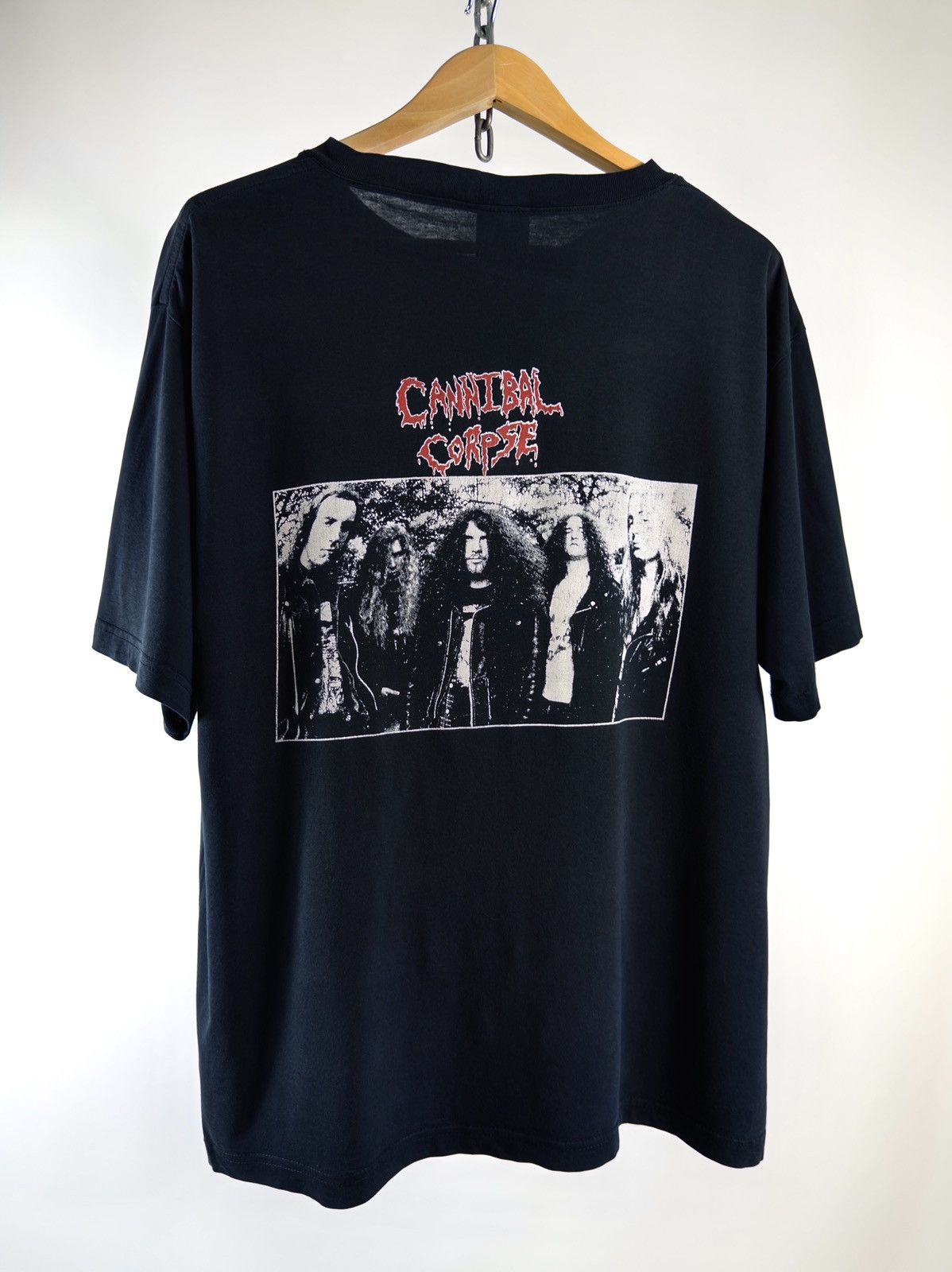 Band Tees Vintage 90s Cannibal Corpse Eaten Back To Life T-Shirt Tee Size US XL / EU 56 / 4 - 2 Thumbnail