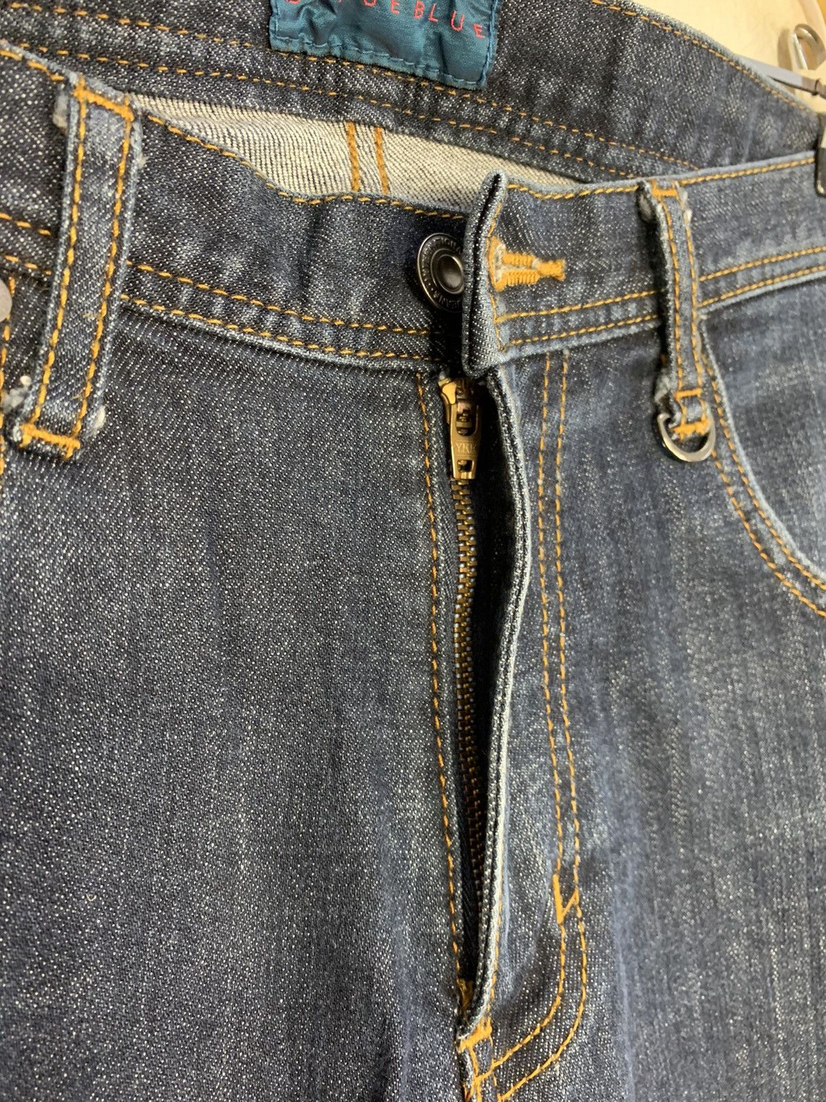 Japanese Brand × RAGEBLUE Hype Rageblue Dark Indigo Denim Jeans Zipper Back Pocket Size US 30 / EU 46 - 7 Thumbnail