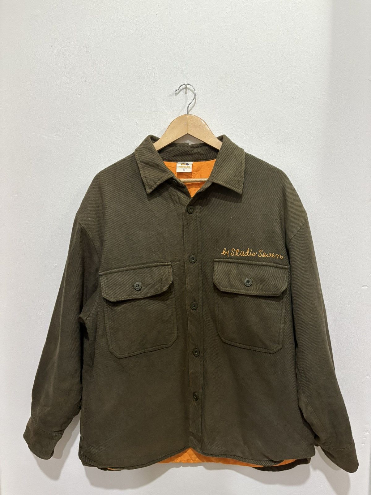 GU × Japanese Brand × Studio Seven Studio Seven 'Honest College' Oversize Shirt Size US XL / EU 56 / 4 - 2 Thumbnail